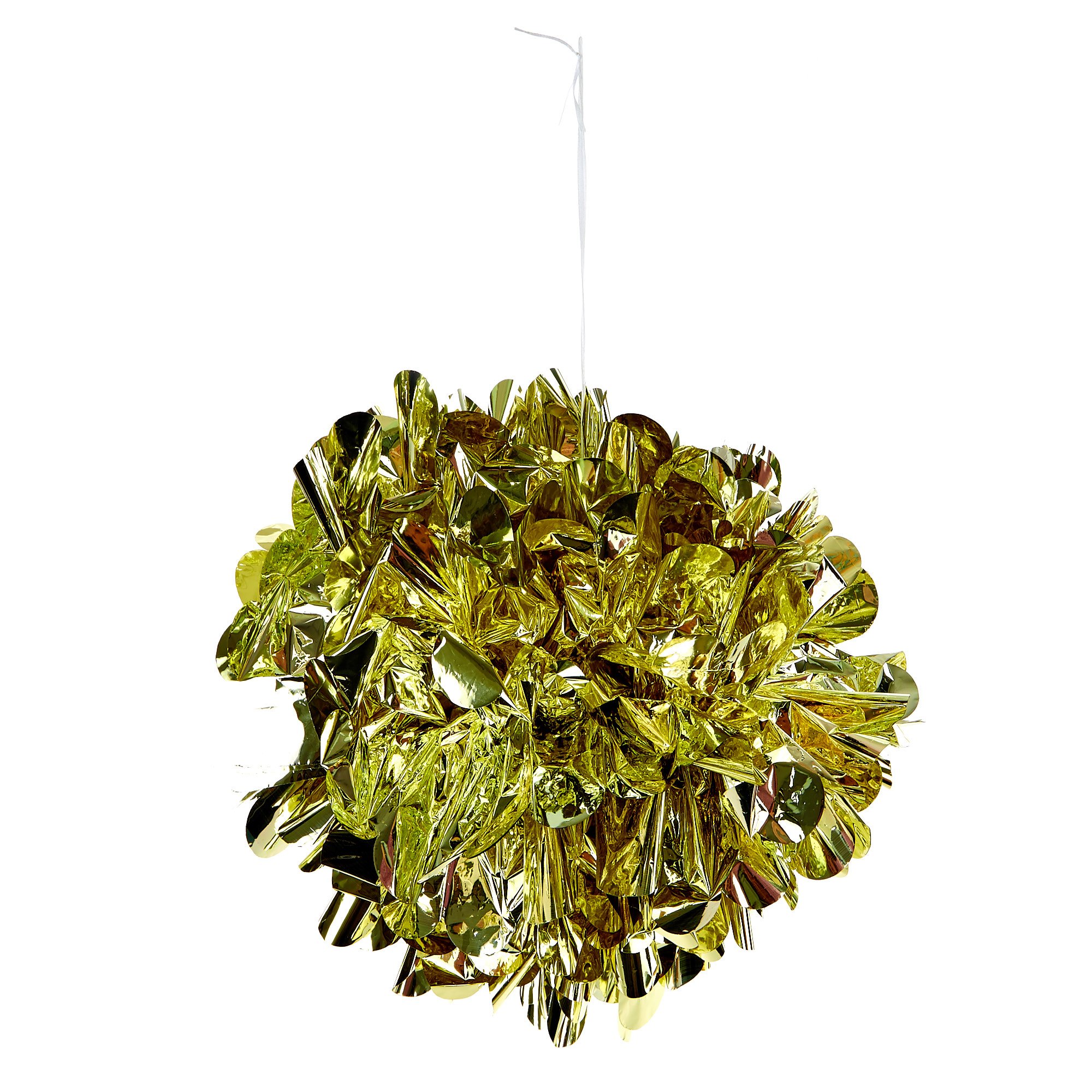 Foil Pom-Pom Party Decoration - Gold