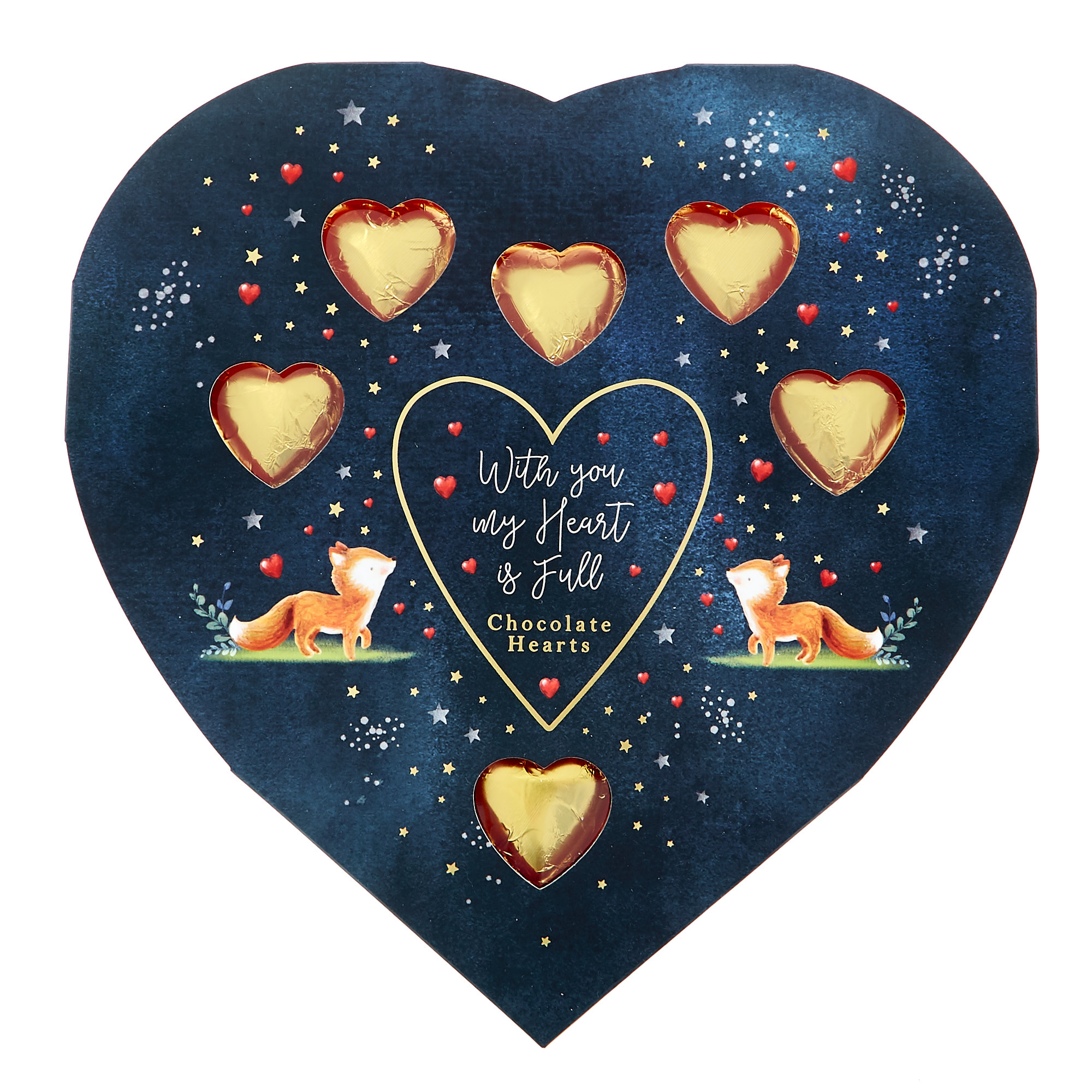 Heartstring Wood Chocolate Box 56g