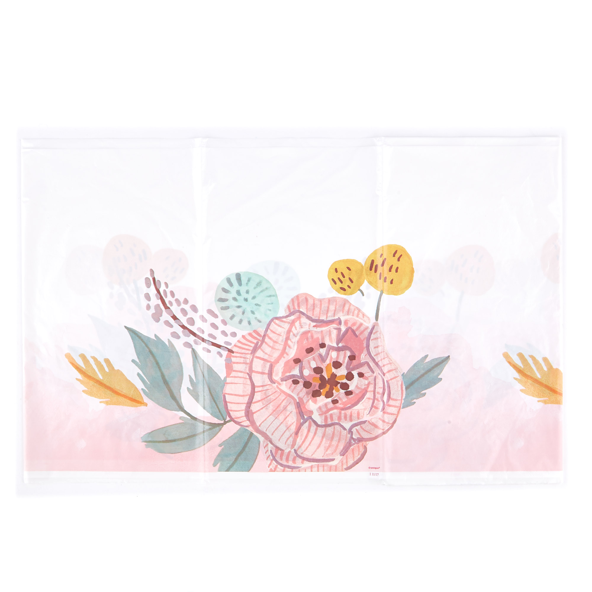 Floral Wedding Party Tableware & Decorations Bundle - 16 Guests