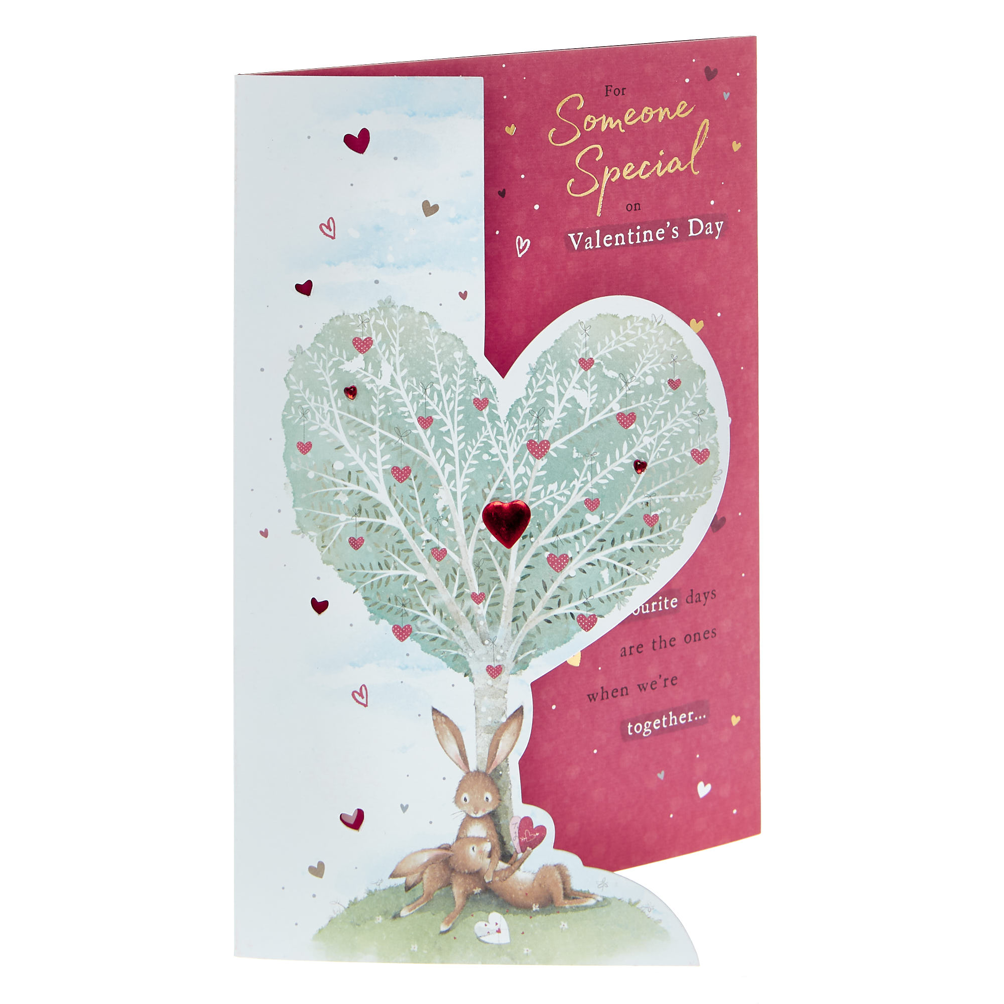 Valentine's Day Card - Someone Special Heart Tree