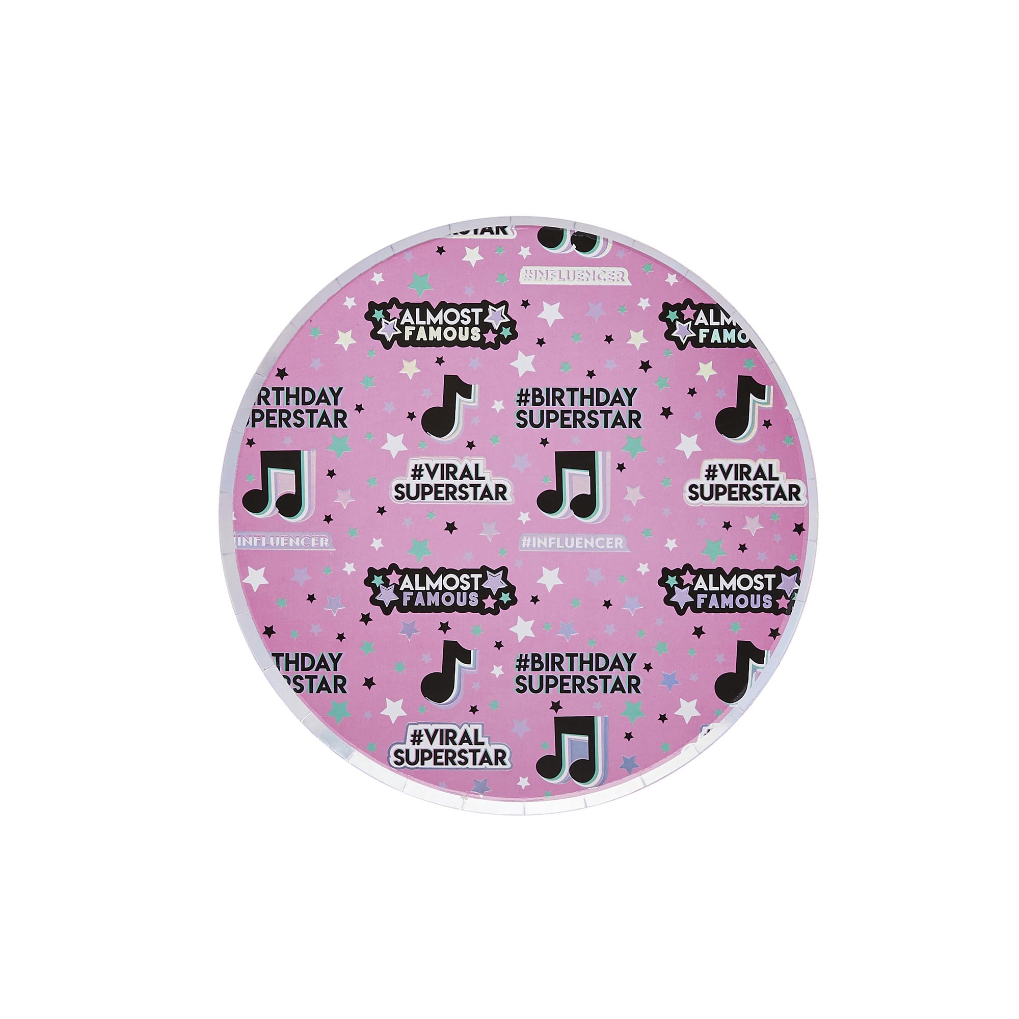 Let's Dance Birthday Paper Plates - Pack of 8