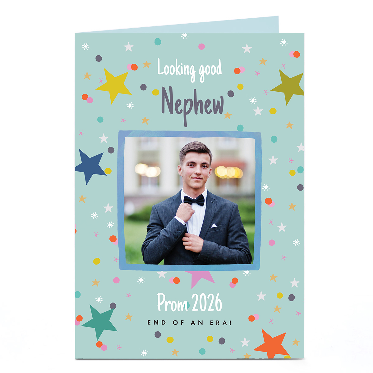 Photo Prom Card - End of An Era Stars, Nephew 