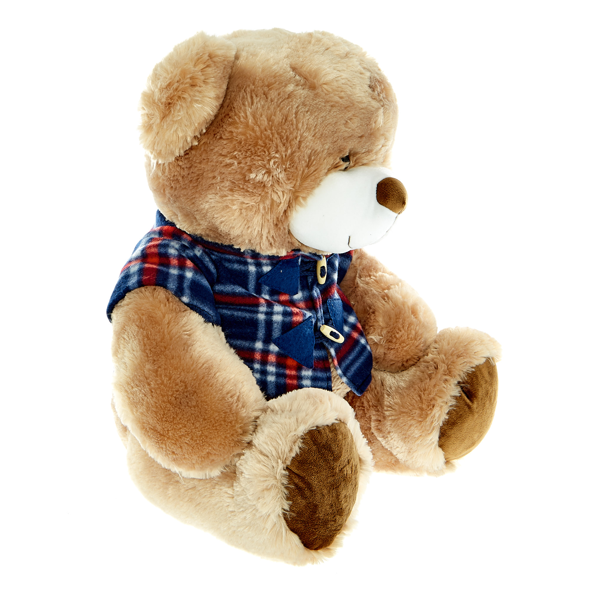Large Bear in Duffle Coat Soft Toy 