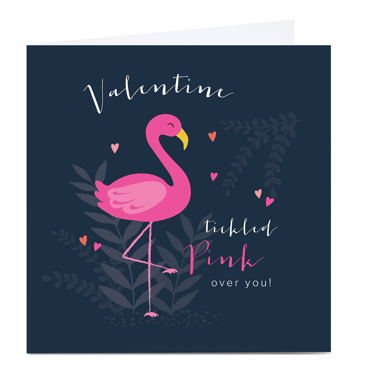 Personalised Klara Hawkins Valentine's Day Card - Tickled Pink