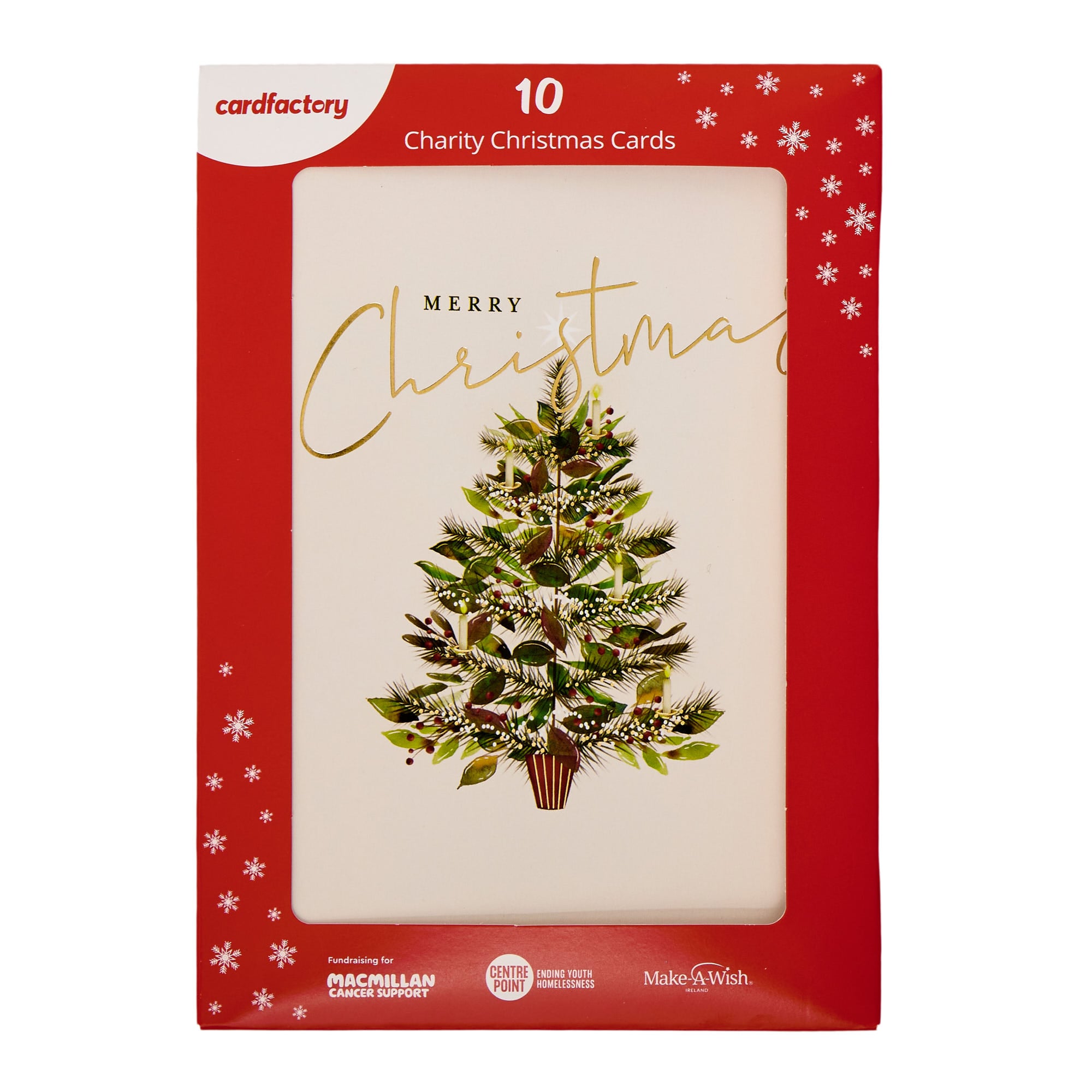 10 Portrait Tree Charity Christmas Cards