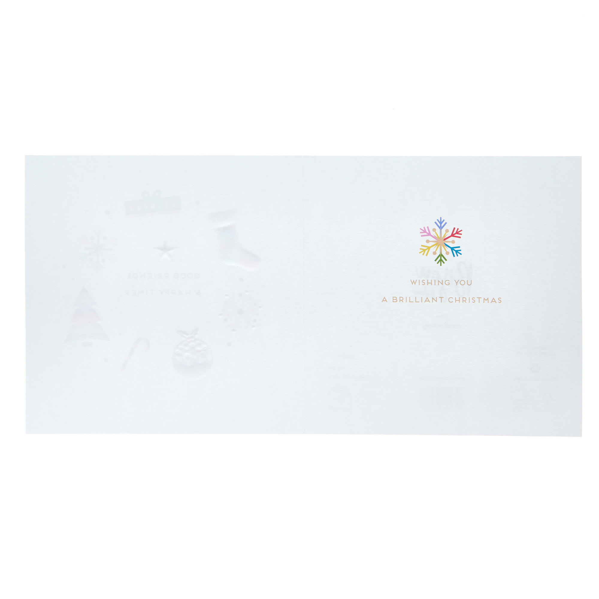 Good Friends & Happy Times Christmas Card