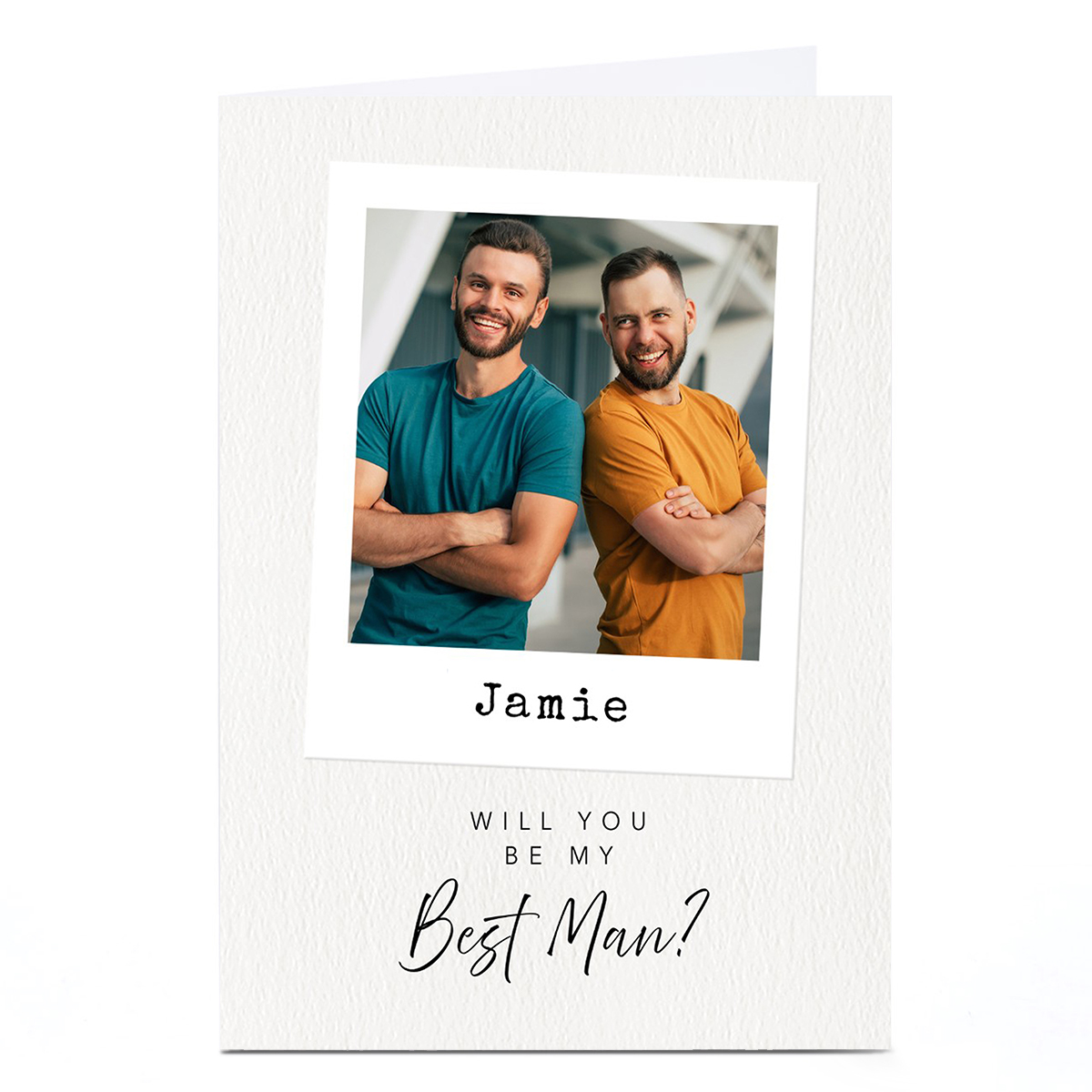 Photo Card - Will You Be My Best Man?