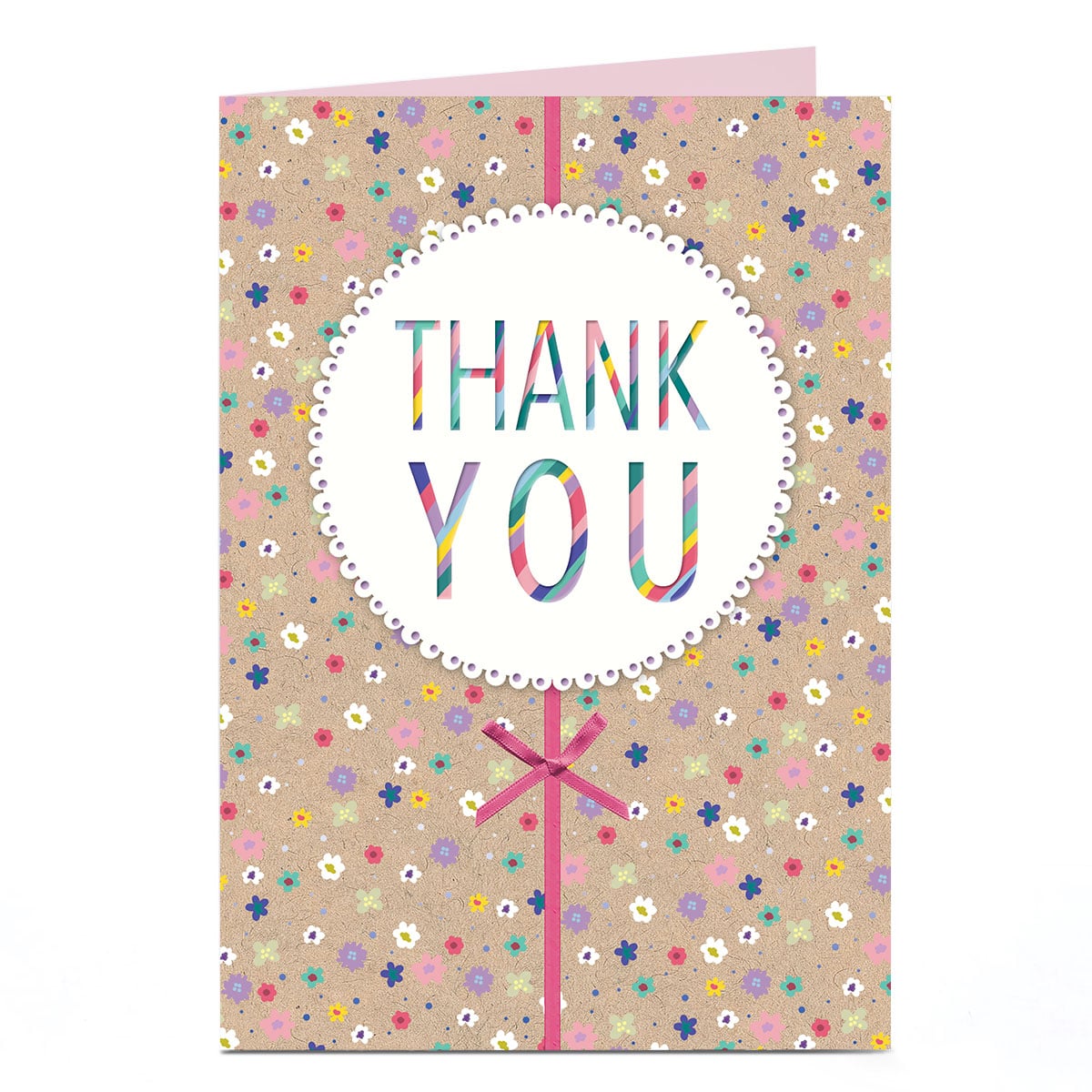 Personalised Thank You Card - Thank You 