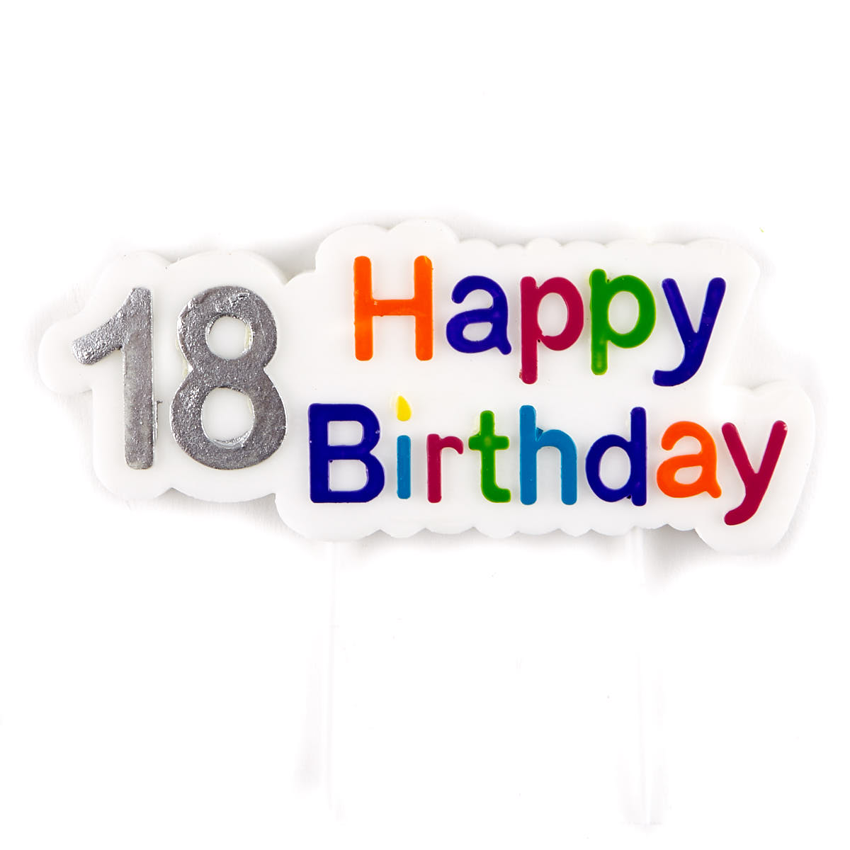 Buy Happy 18th Birthday Cake Candle For Gbp 0 99 Card Factory Uk