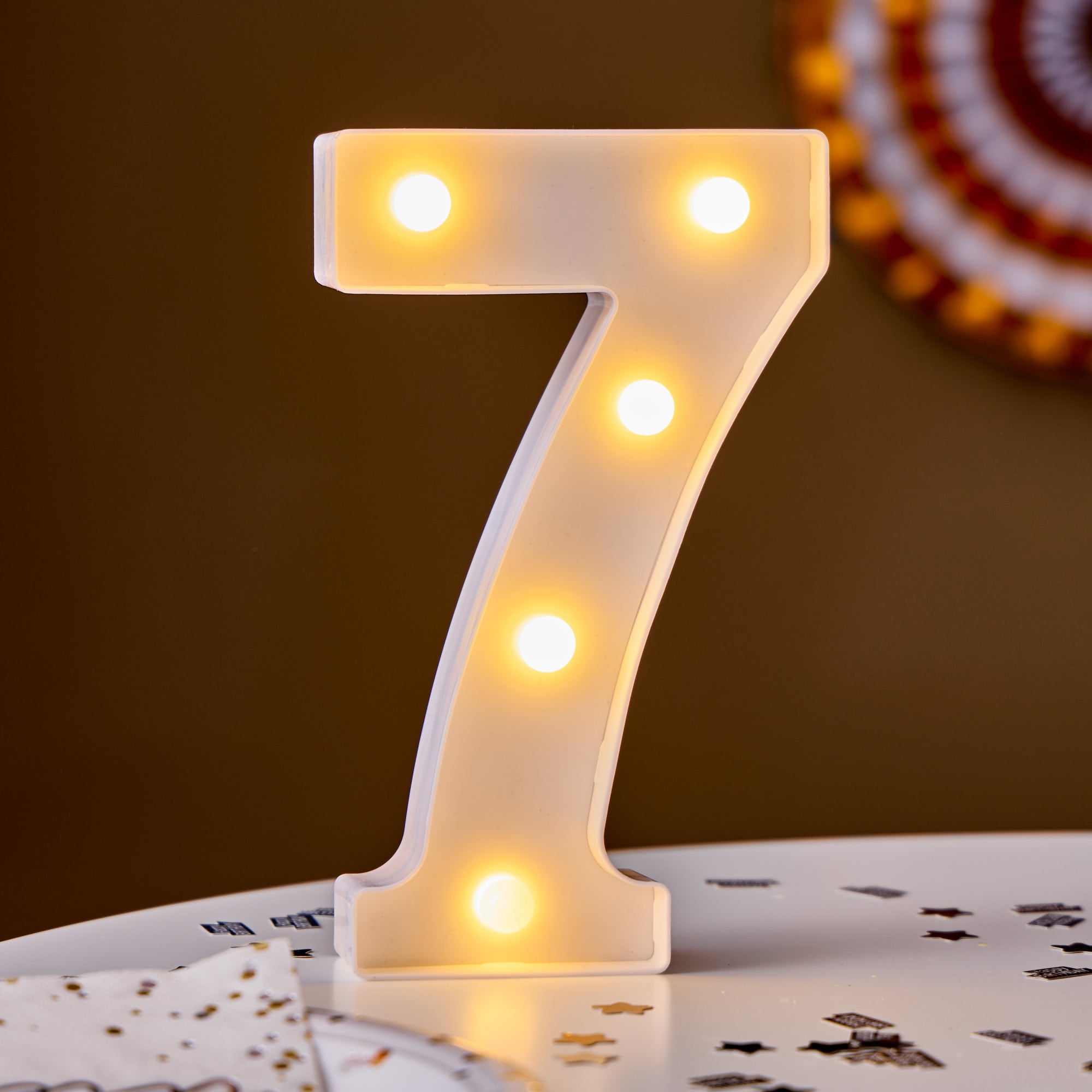 LED Number 7 Light