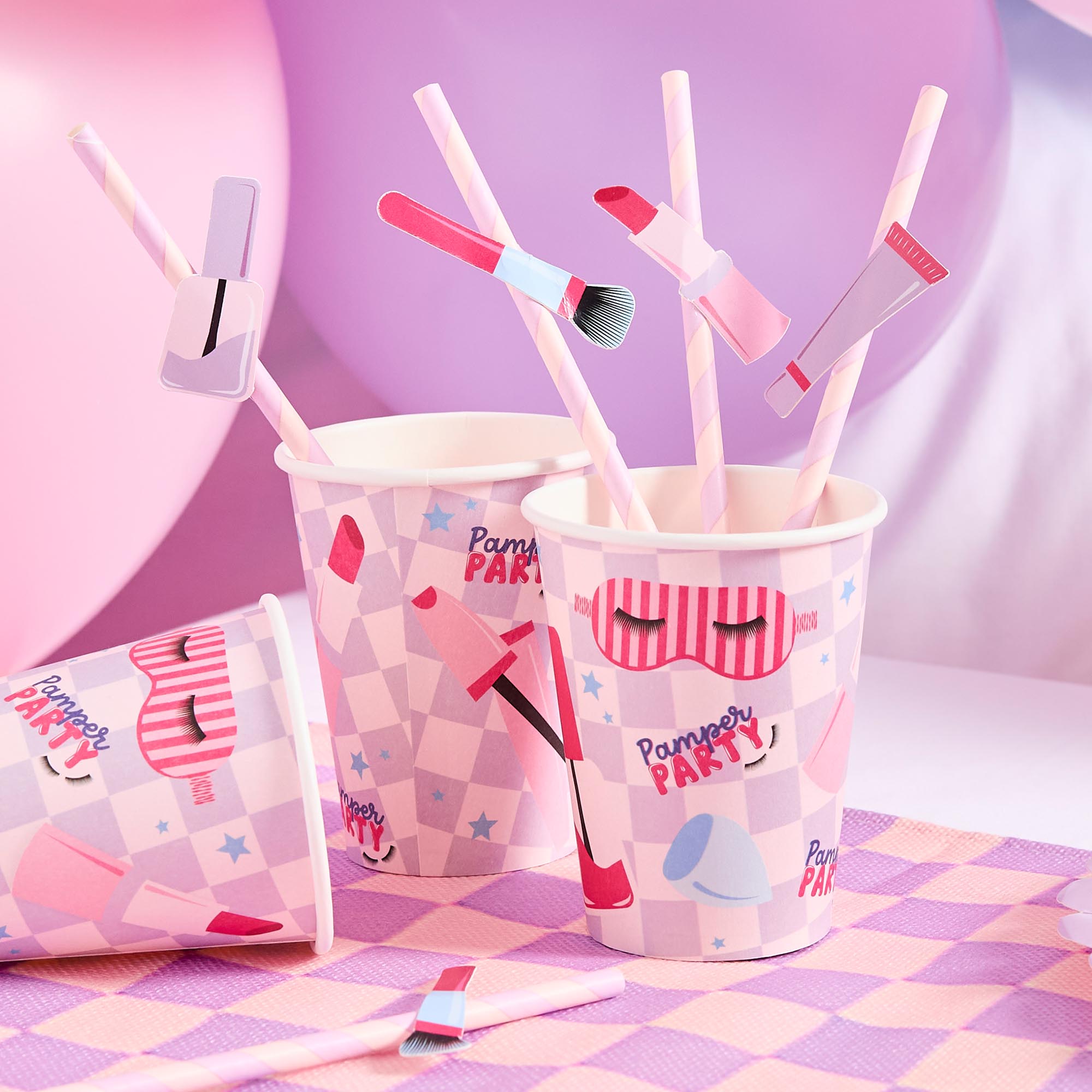 Make Up Paper Straws - Pack of 16