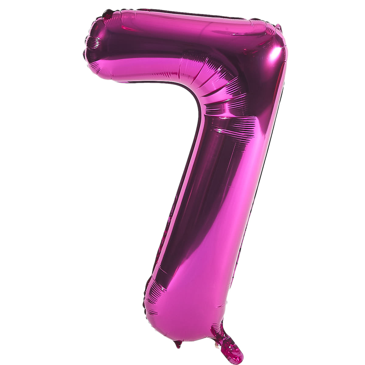 Pink Number 7 Foil Giant Helium Balloon (Deflated)