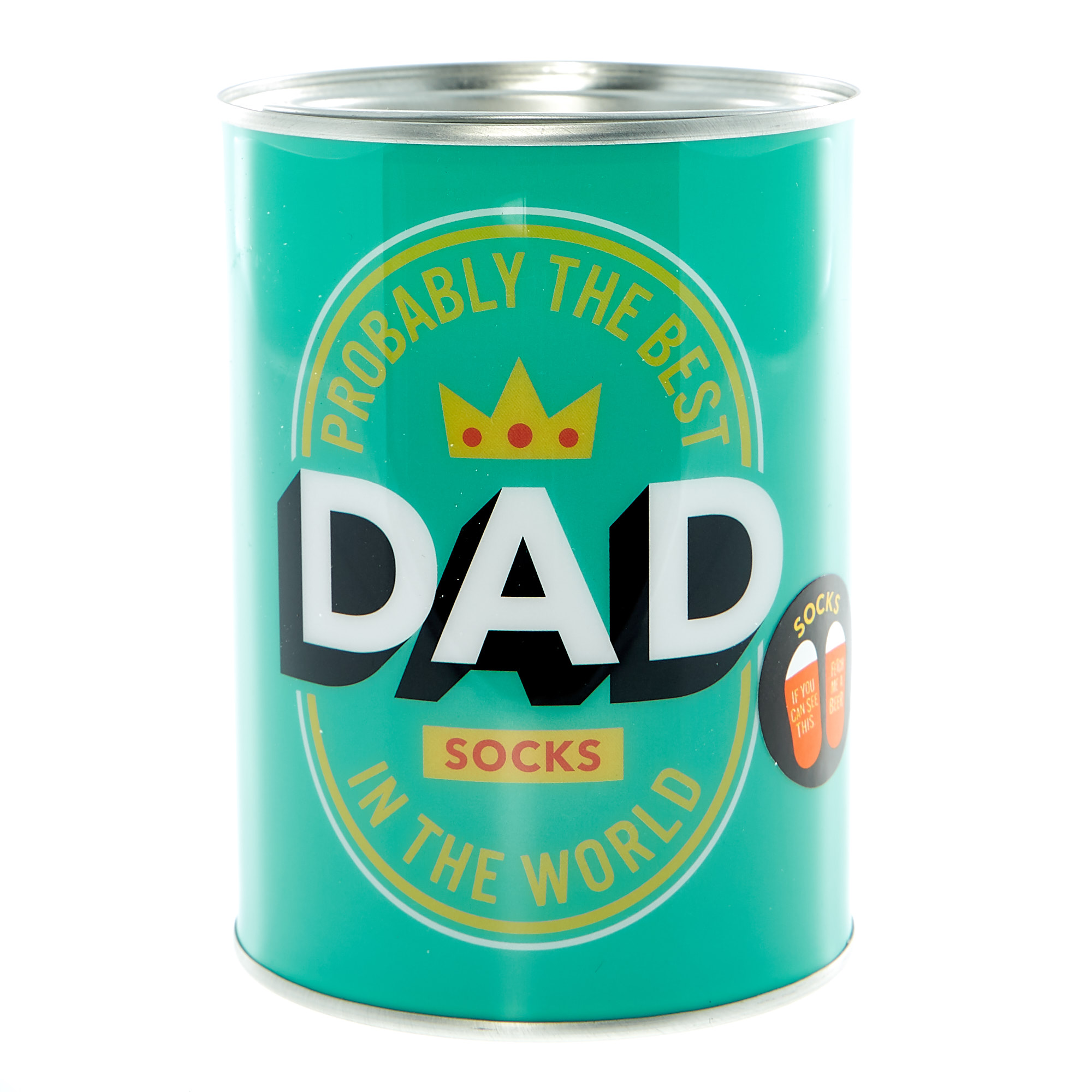 Novelty Dad Beer Socks In A Can 