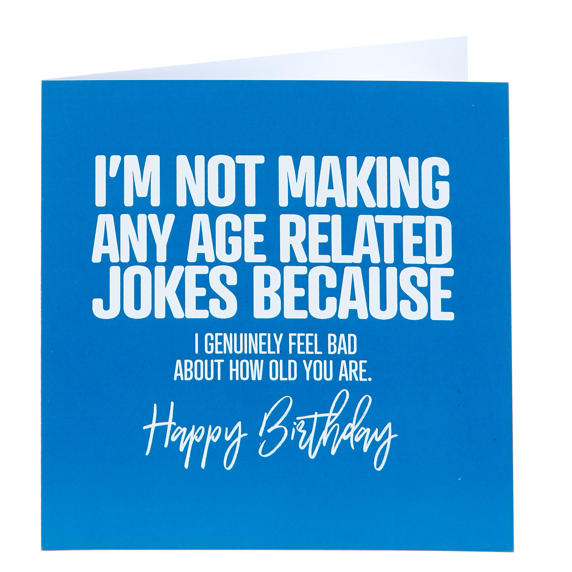 Punk Birthday Card - Age Related Jokes 