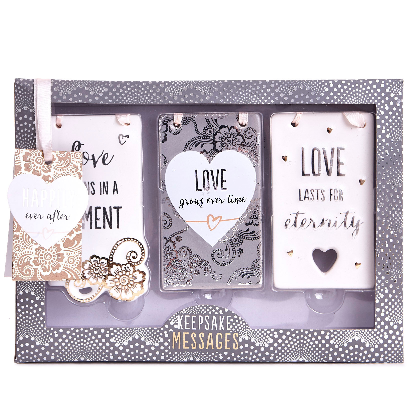 Keepsake Message Ceramic Hanging Plaques