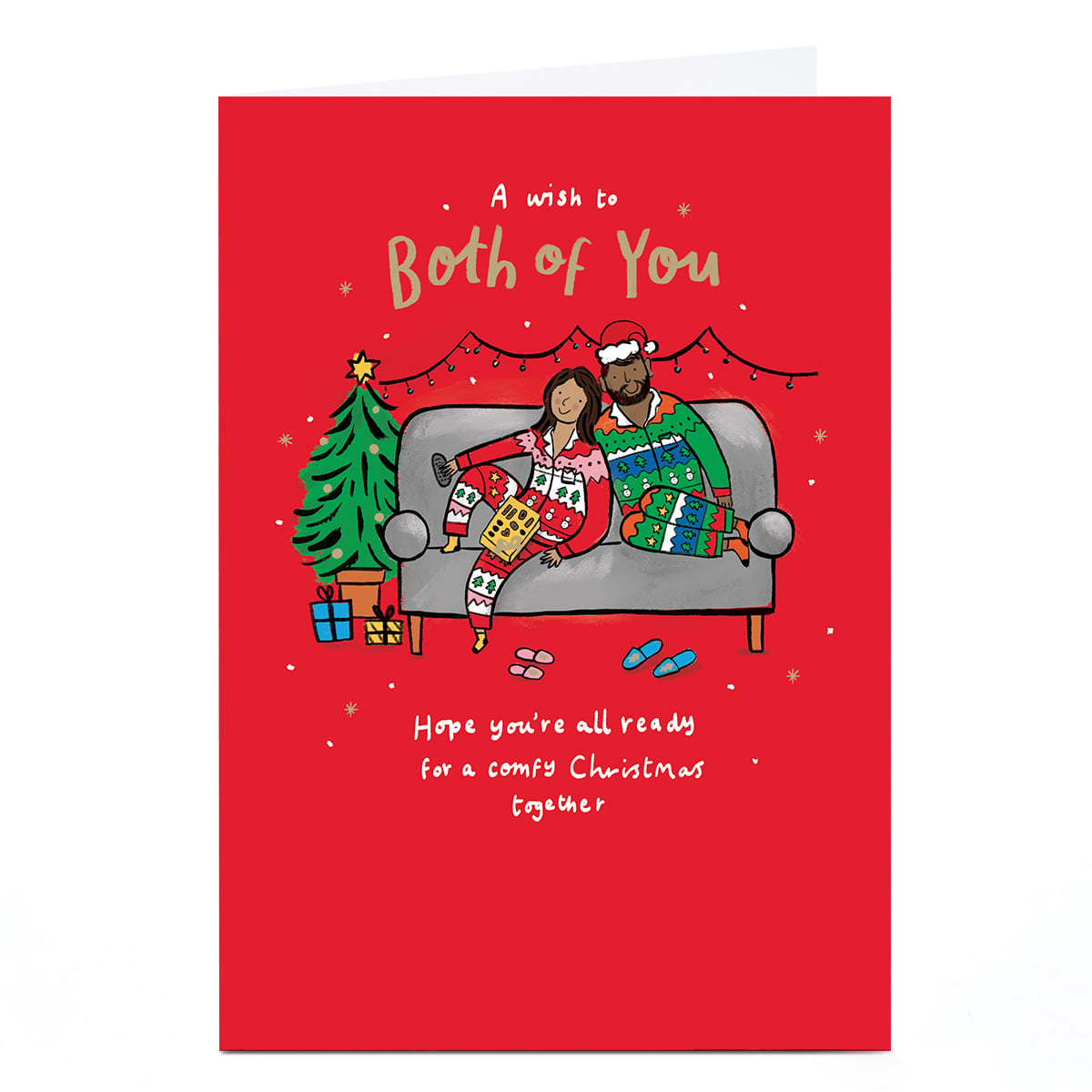 Christmas Card - Comfy Christmas, Both Of You