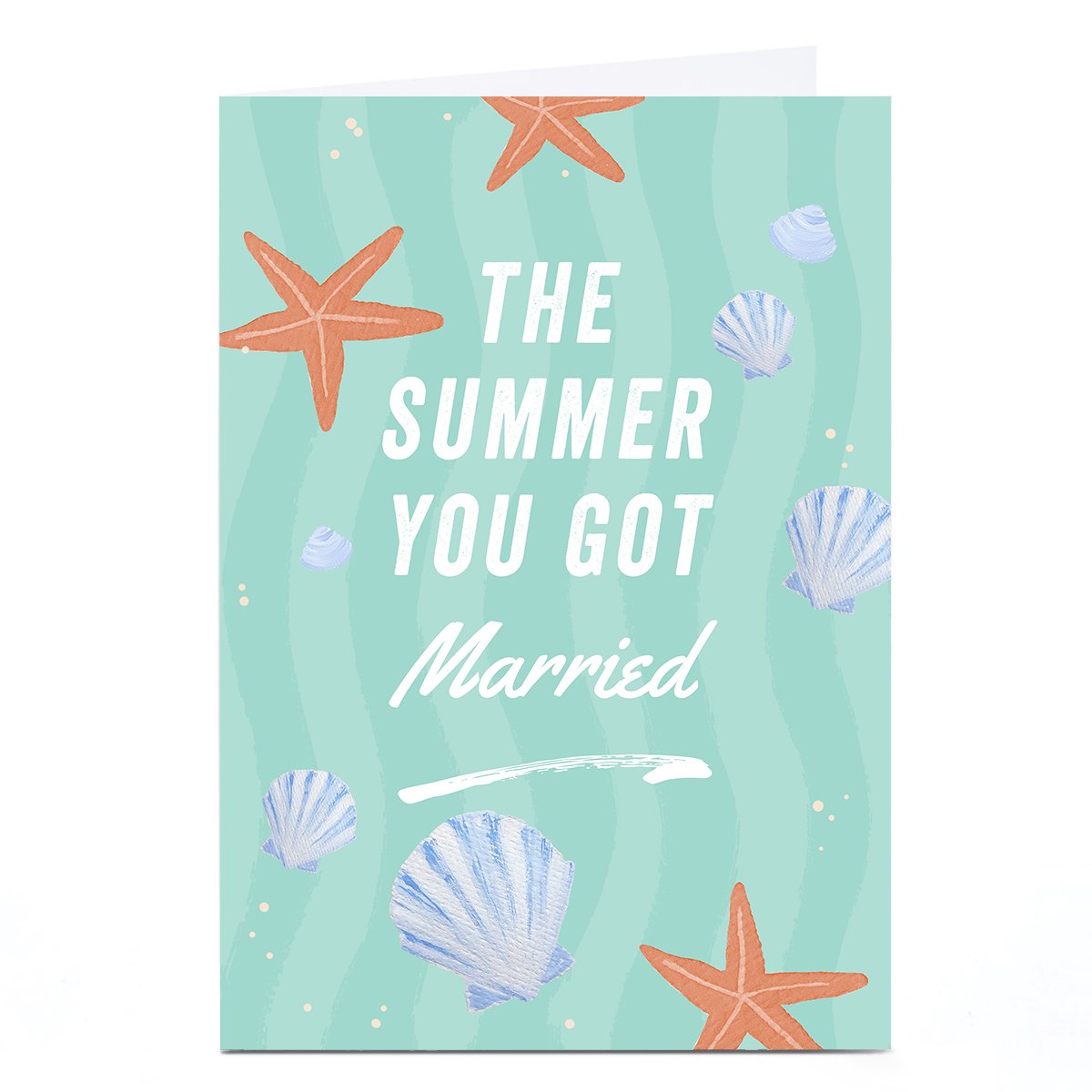 Personalised Wedding Card - The Summer You Got Married