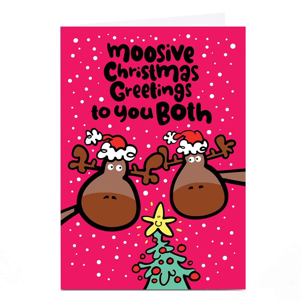 Personalised Fruitloops Christmas Card - To You Both