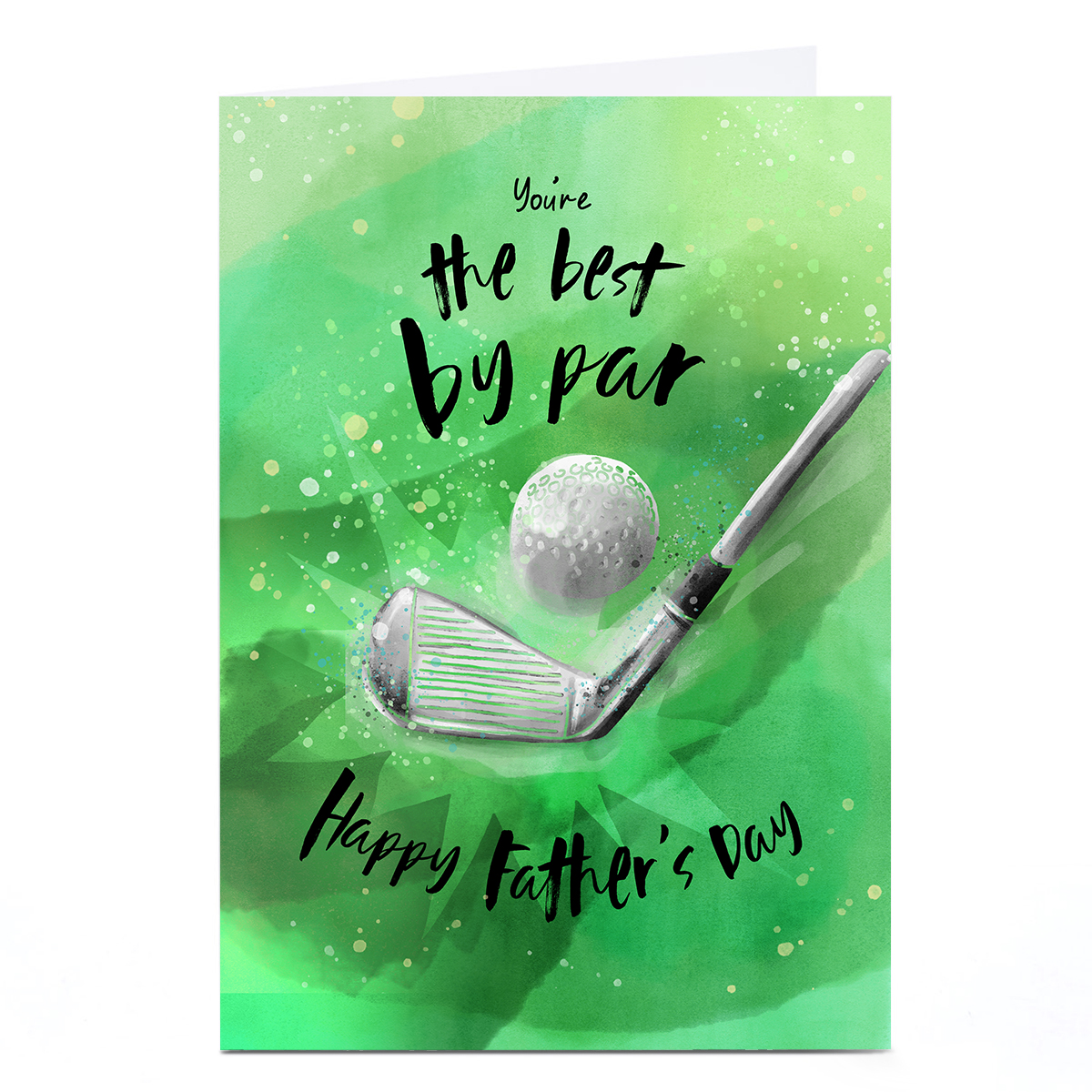 Father's Day Card - You're the Best By Par Golf