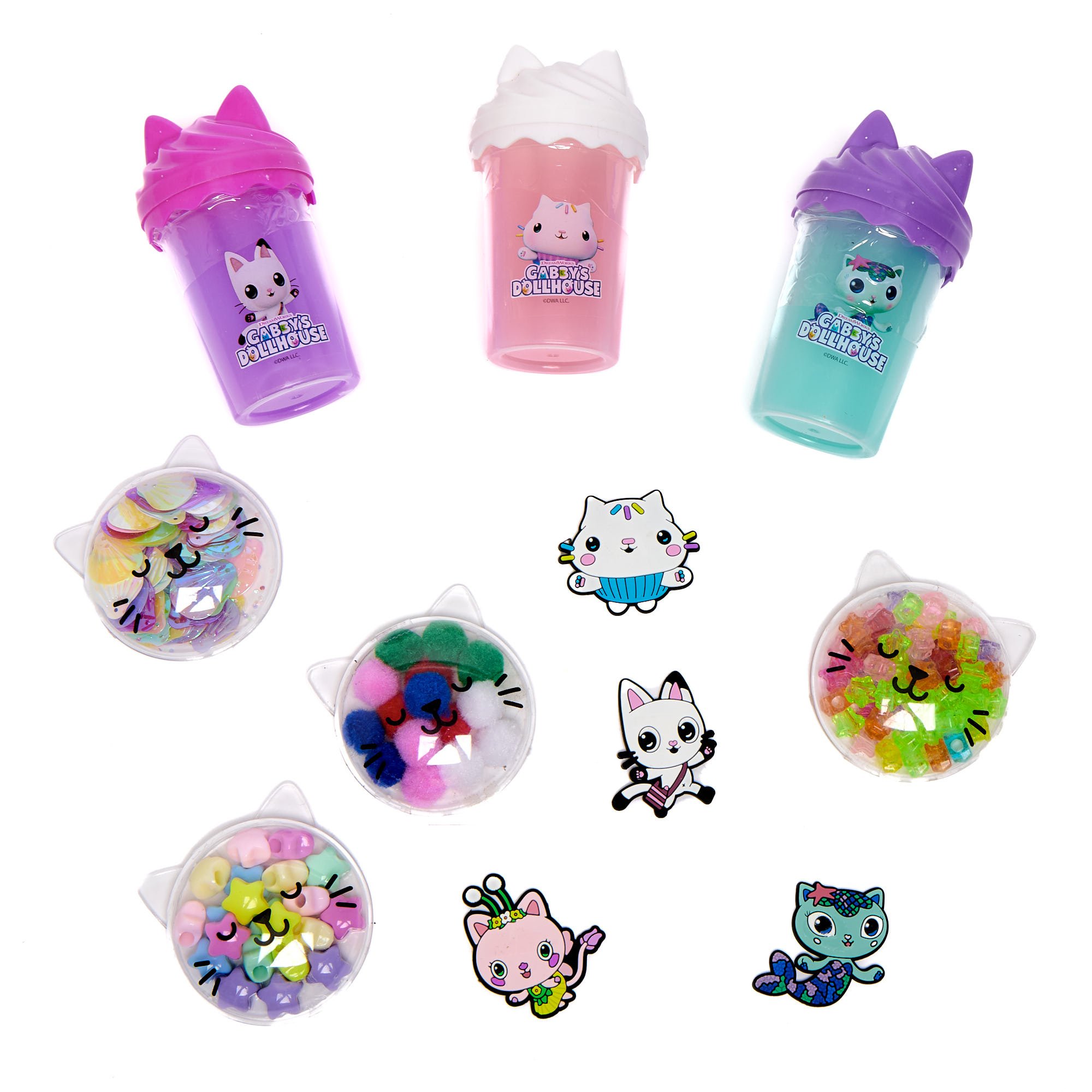 Gabby's Dollhouse Slime Mix-It Set