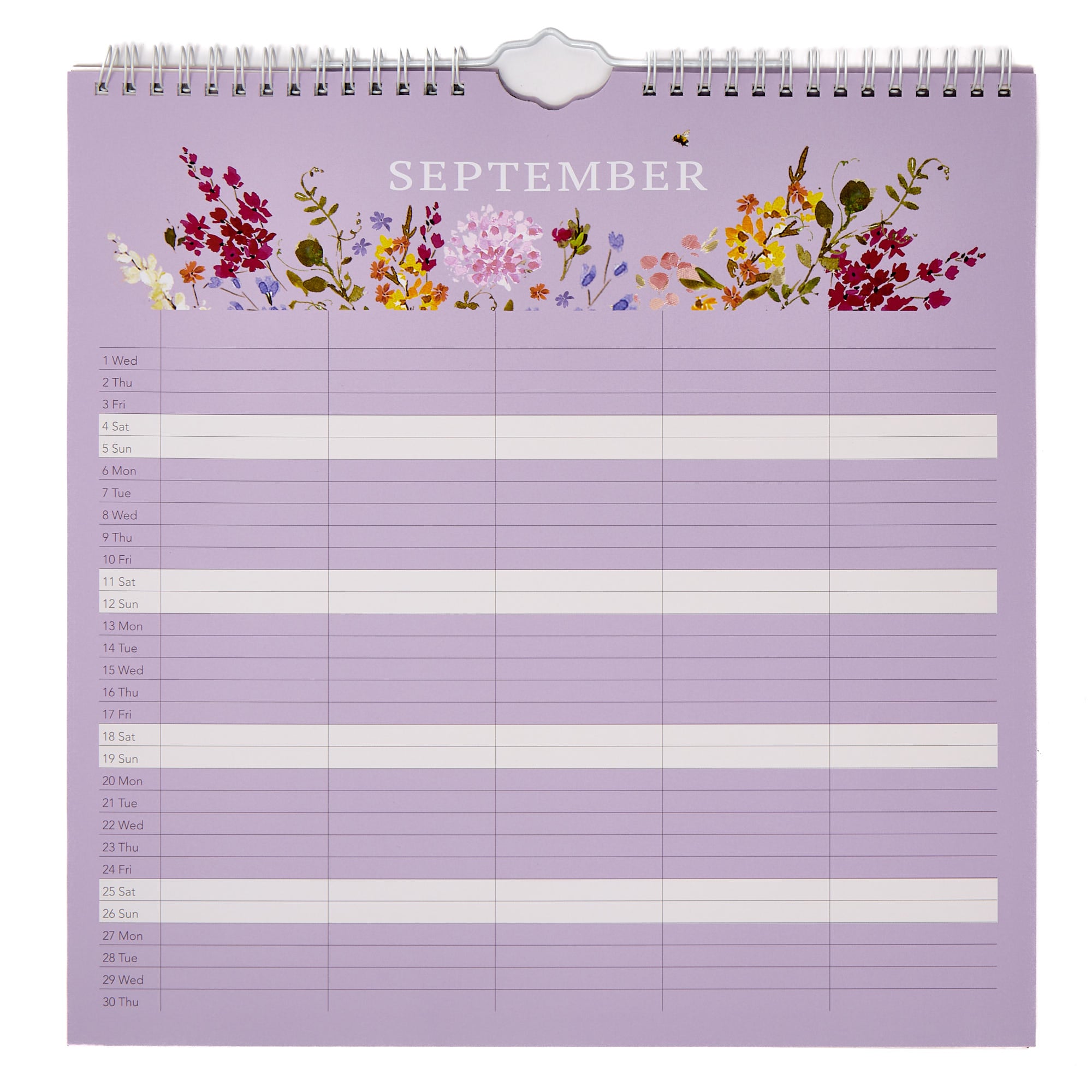 Floral 2027 Family Organiser