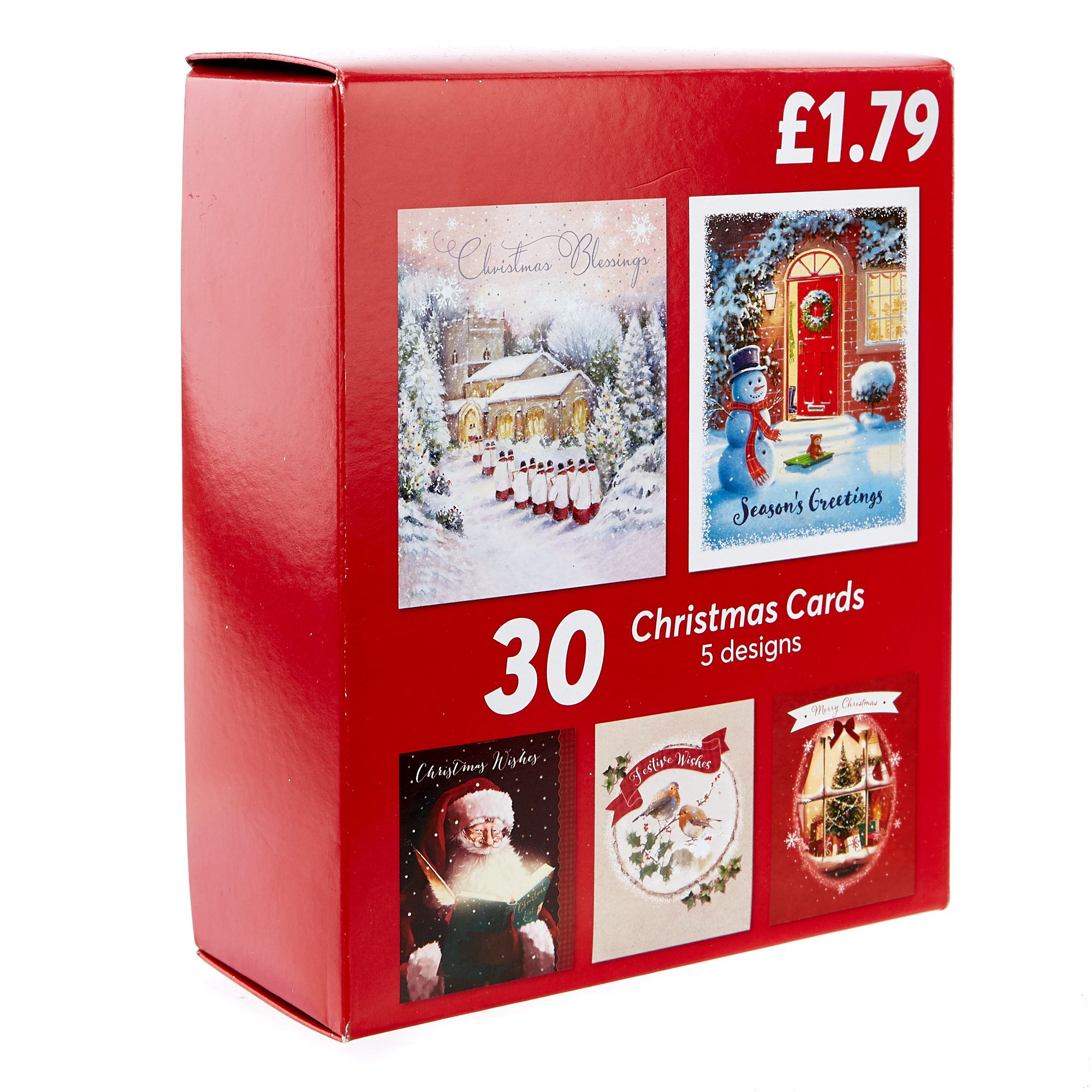 Buy Boxed Value Christmas Cards Pack of 30 for GBP 1.79 Card Factory UK