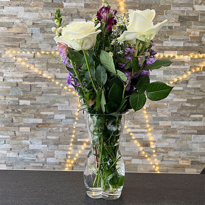 Cheeky Torso Glass & Ornament