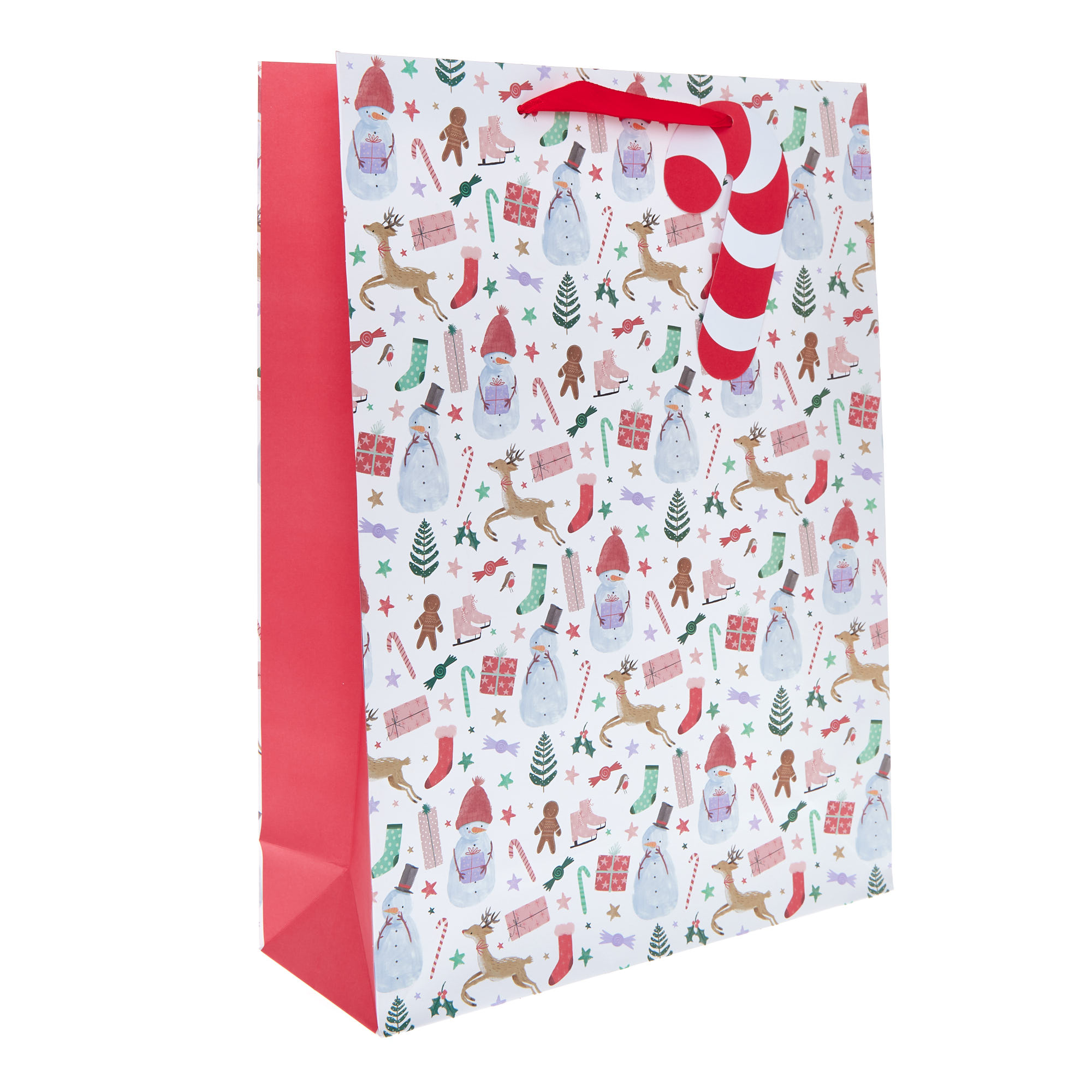 Extra Large Portrait Christmas Icons Gift Bag