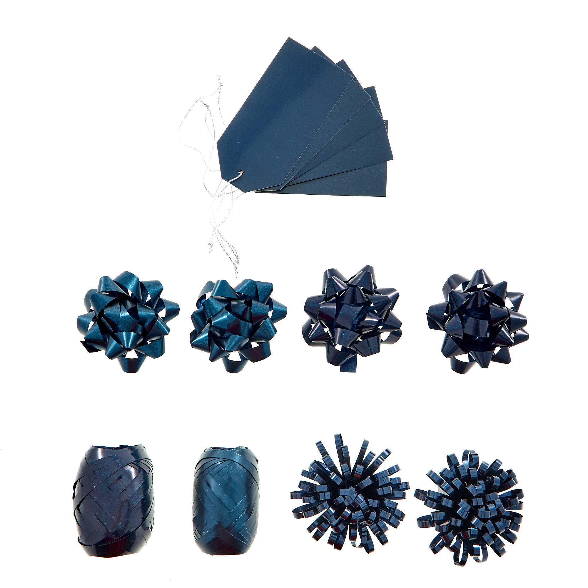 Luxury Navy Gift Wrap Accessories Pack