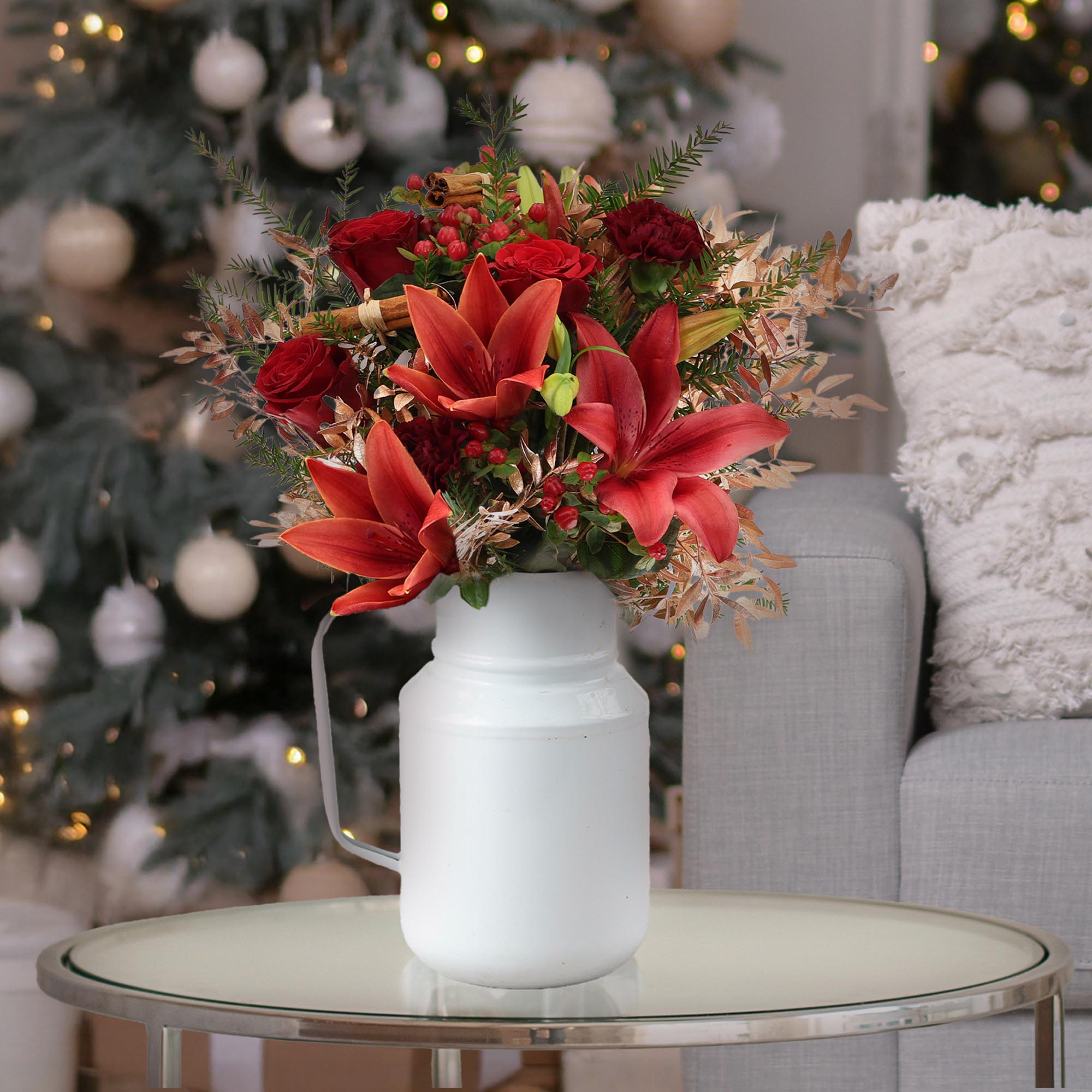 Festive Letter Flower Bouquet