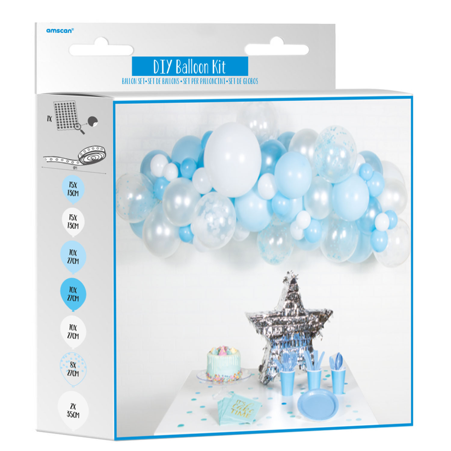 DIY Balloon Garland Kit - Blue