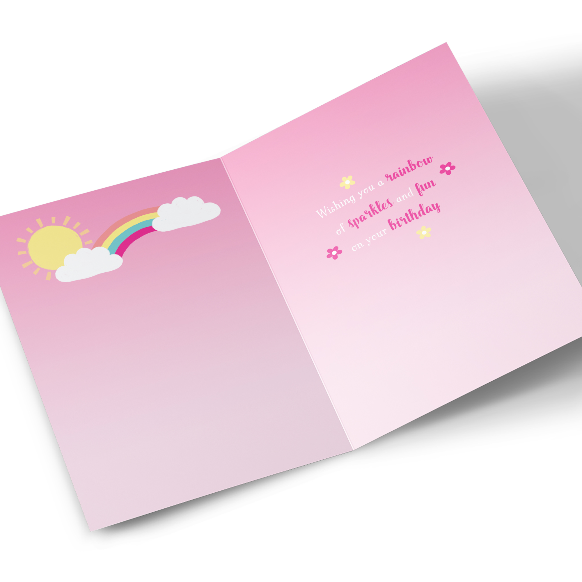 5th Birthday Card - Unicorn Birthday Girl