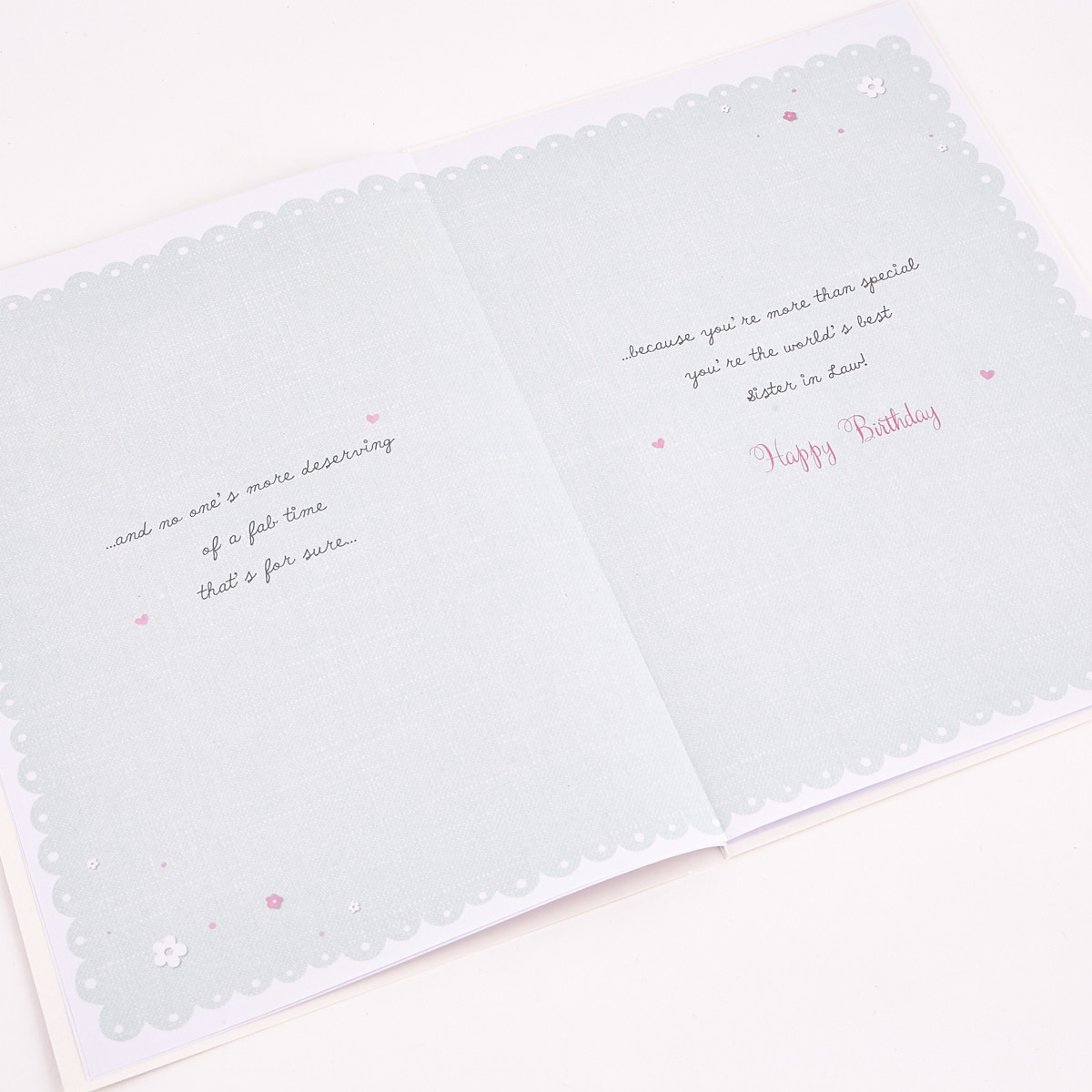 Signature Collection Birthday Card - Sister-In-Law Hedgehog