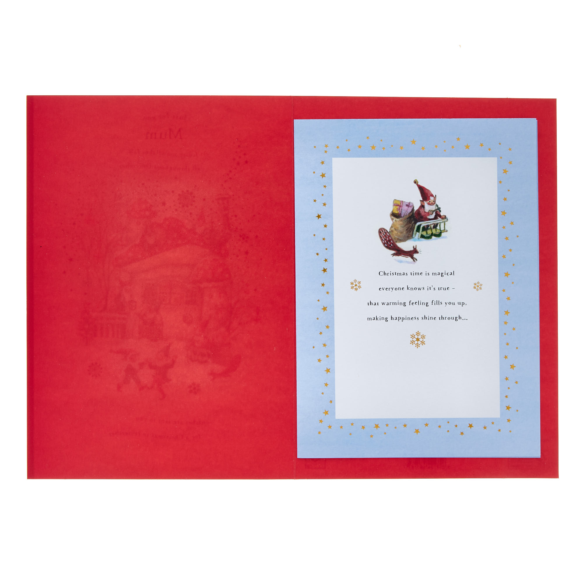 Mum Festive Gnomes Christmas Card