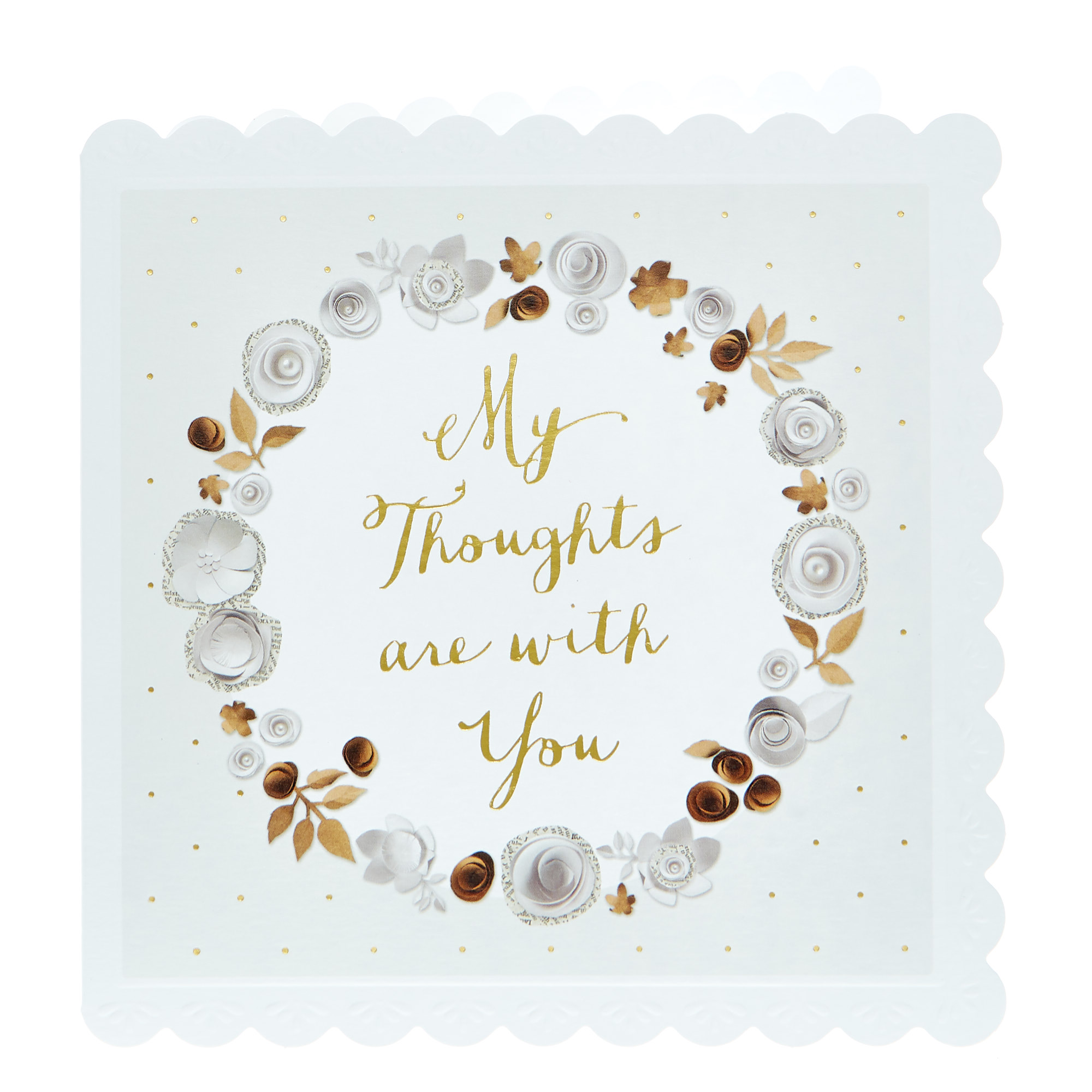 Thinking Of You Card - My Thoughts Are With You