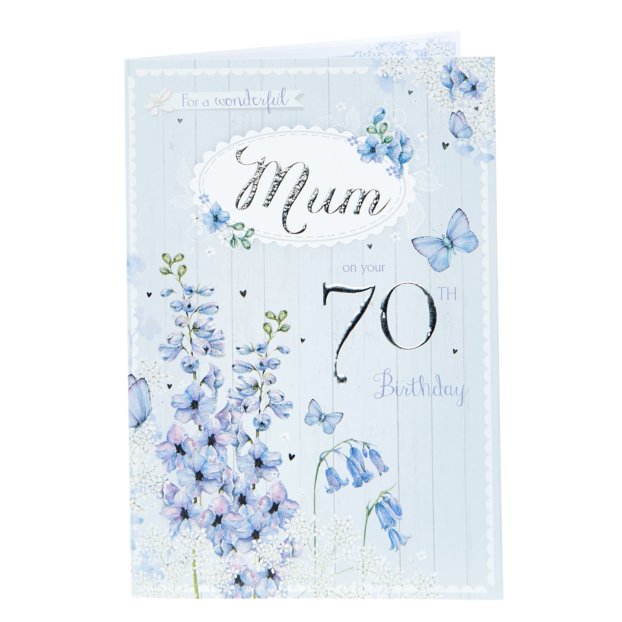 70th Birthday Card - For A Wonderful Mum