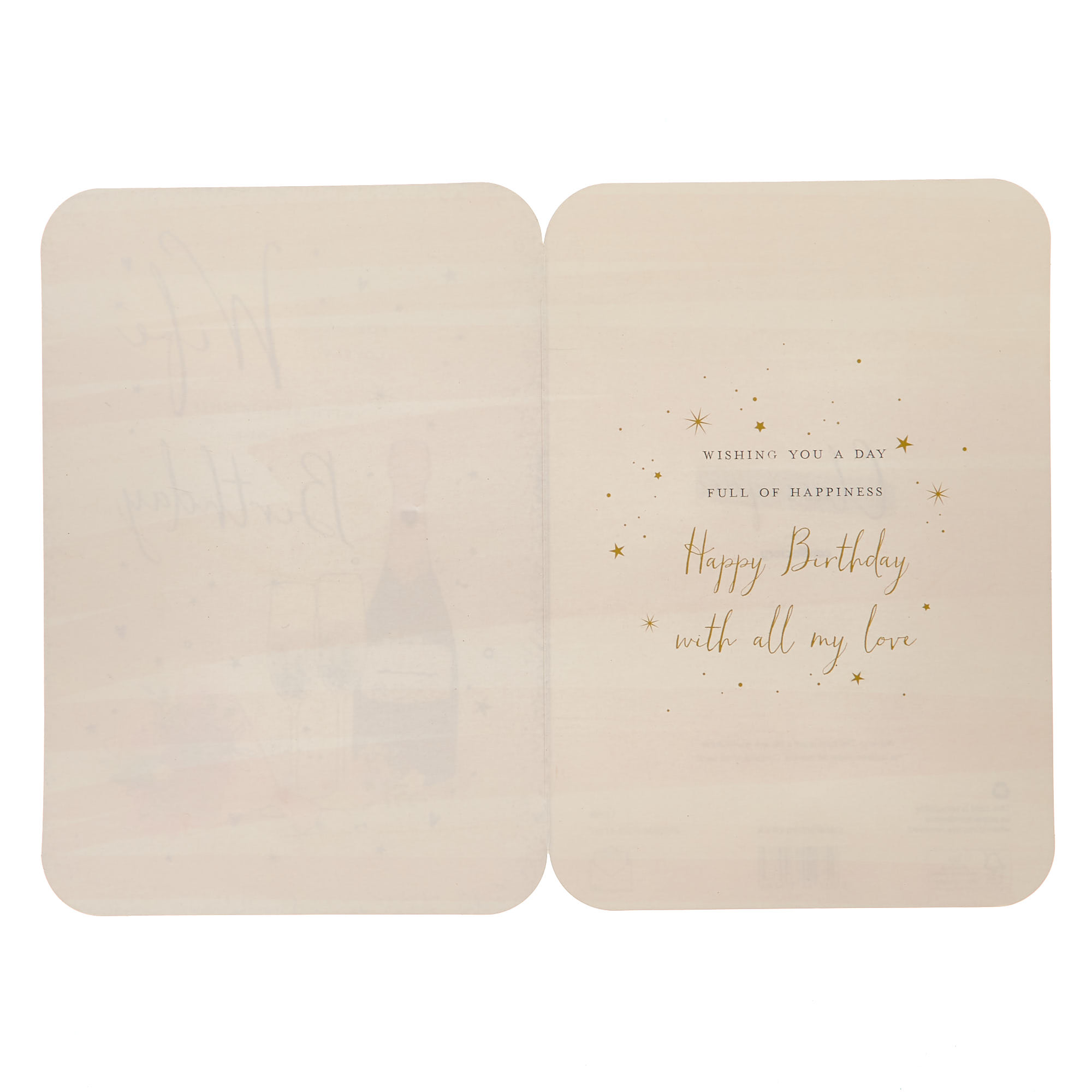 Birthday Card - Lovely Wife Sparkle