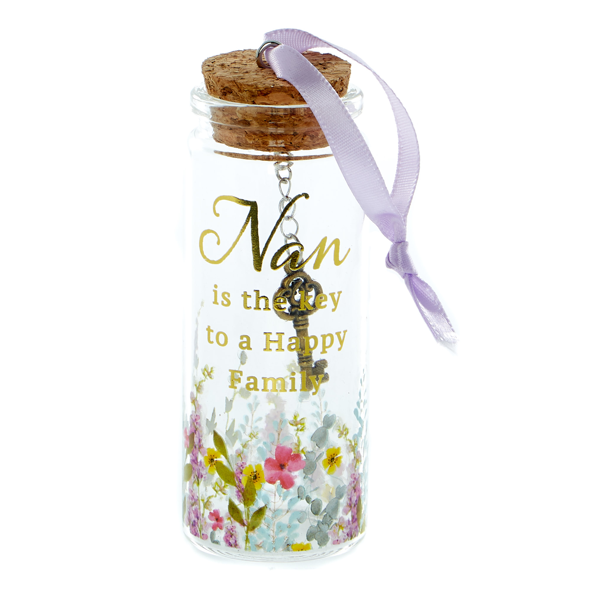 Nan is the Key to a Happy Family Decorative Jar