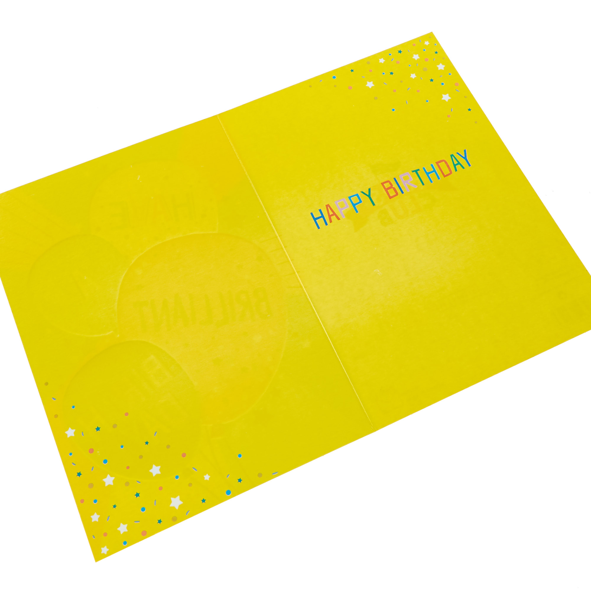 Birthday Card - Brilliant Birthday Balloons
