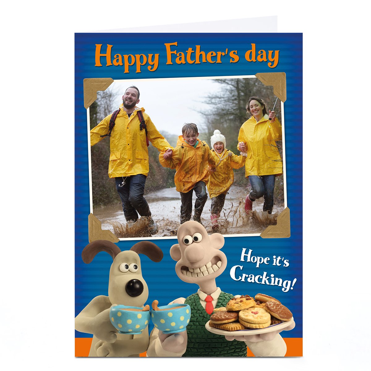 Photo Wallace & Gromit Father's Day Card - Hope it's Cracking!