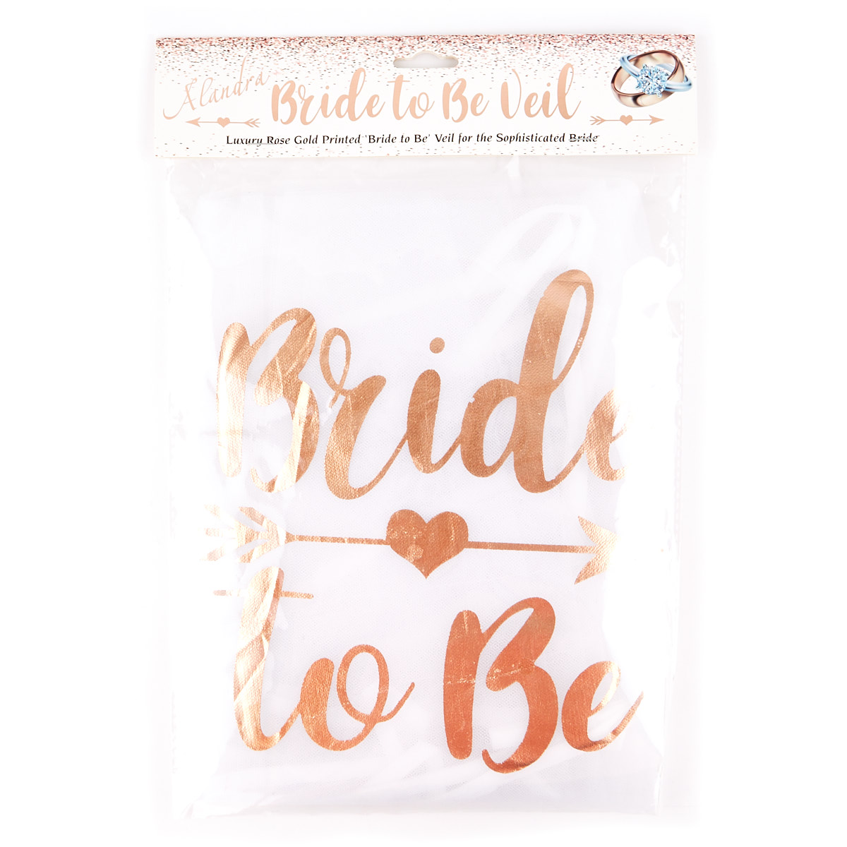 Rose Gold Bride-To-Be Hen Party Veil