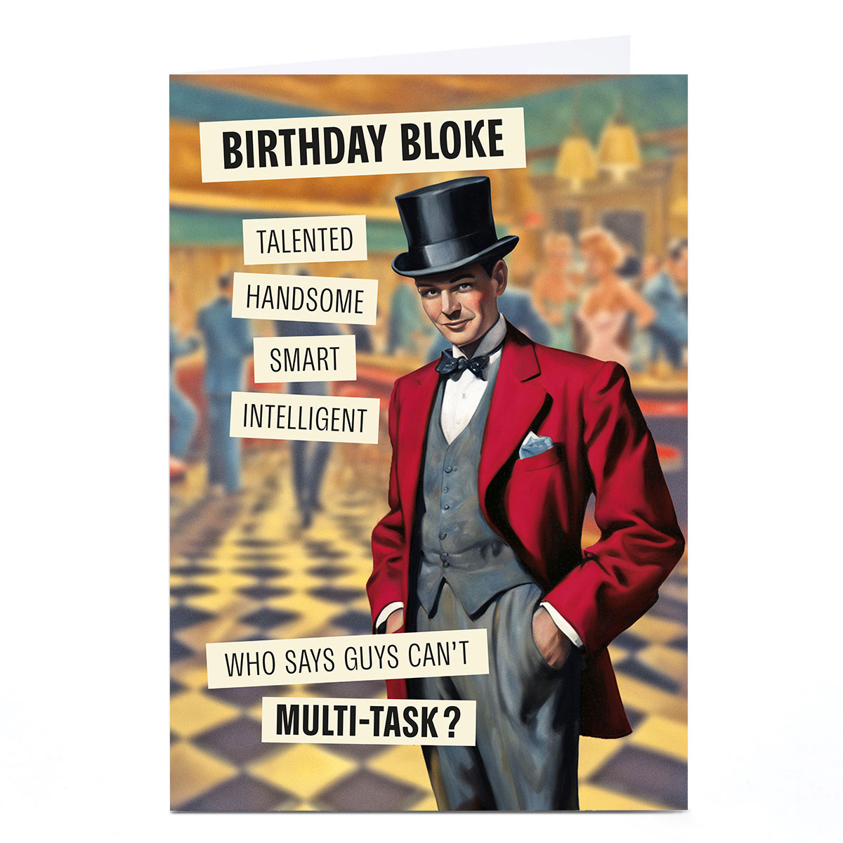 Birthday Card - Birthday Bloke