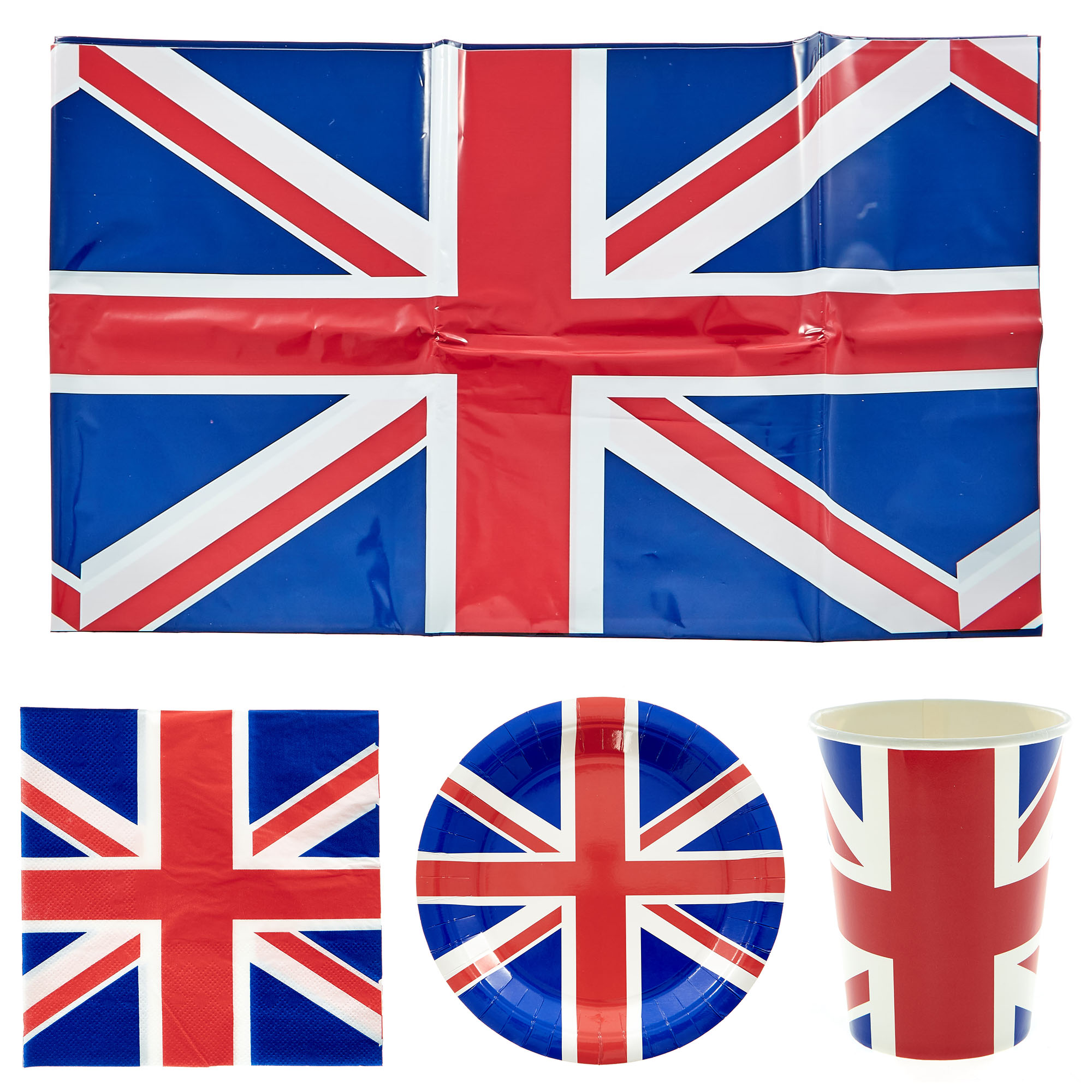 Union Jack Party Tableware Bundle - 6 Guests