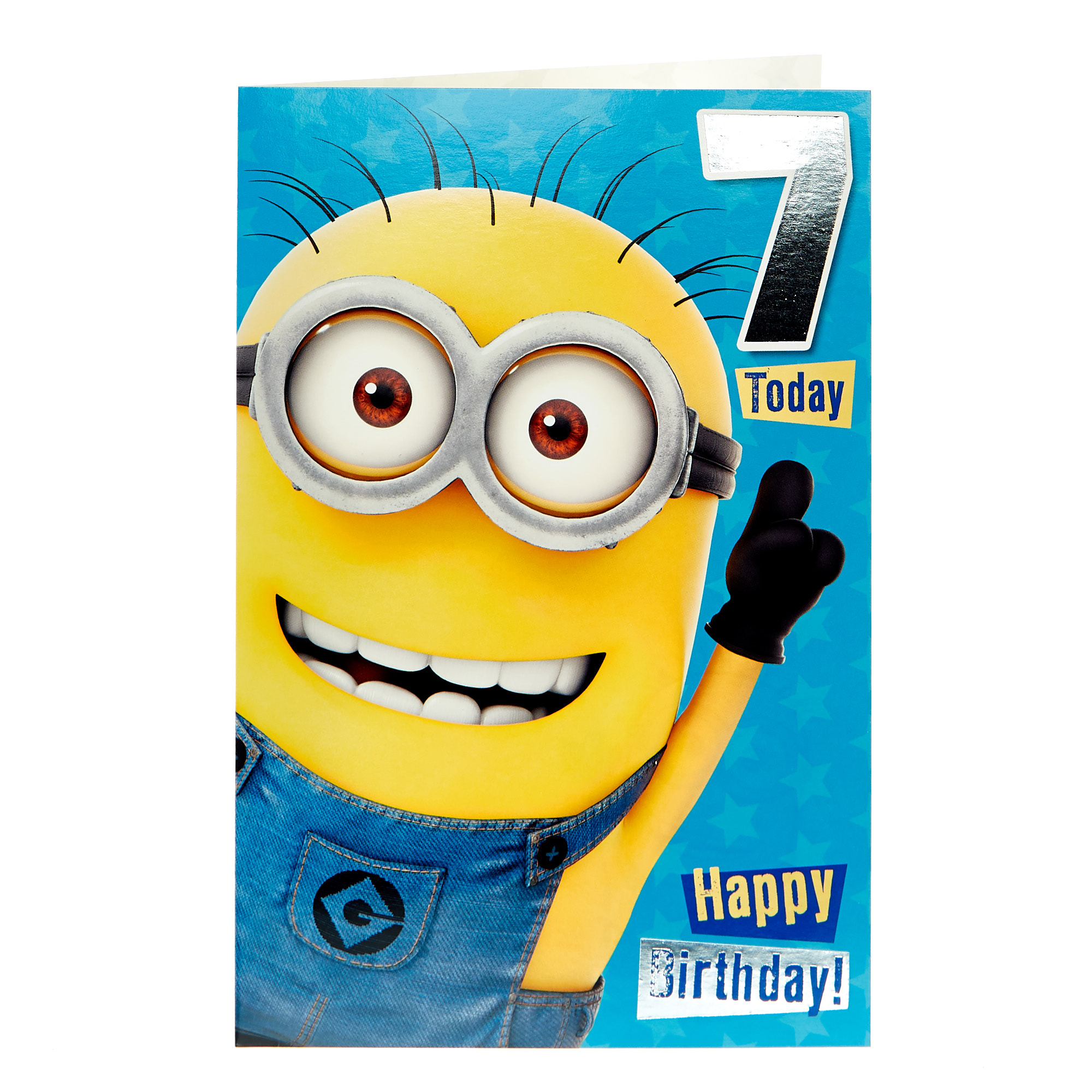 Despicable Me 7th Birthday Card