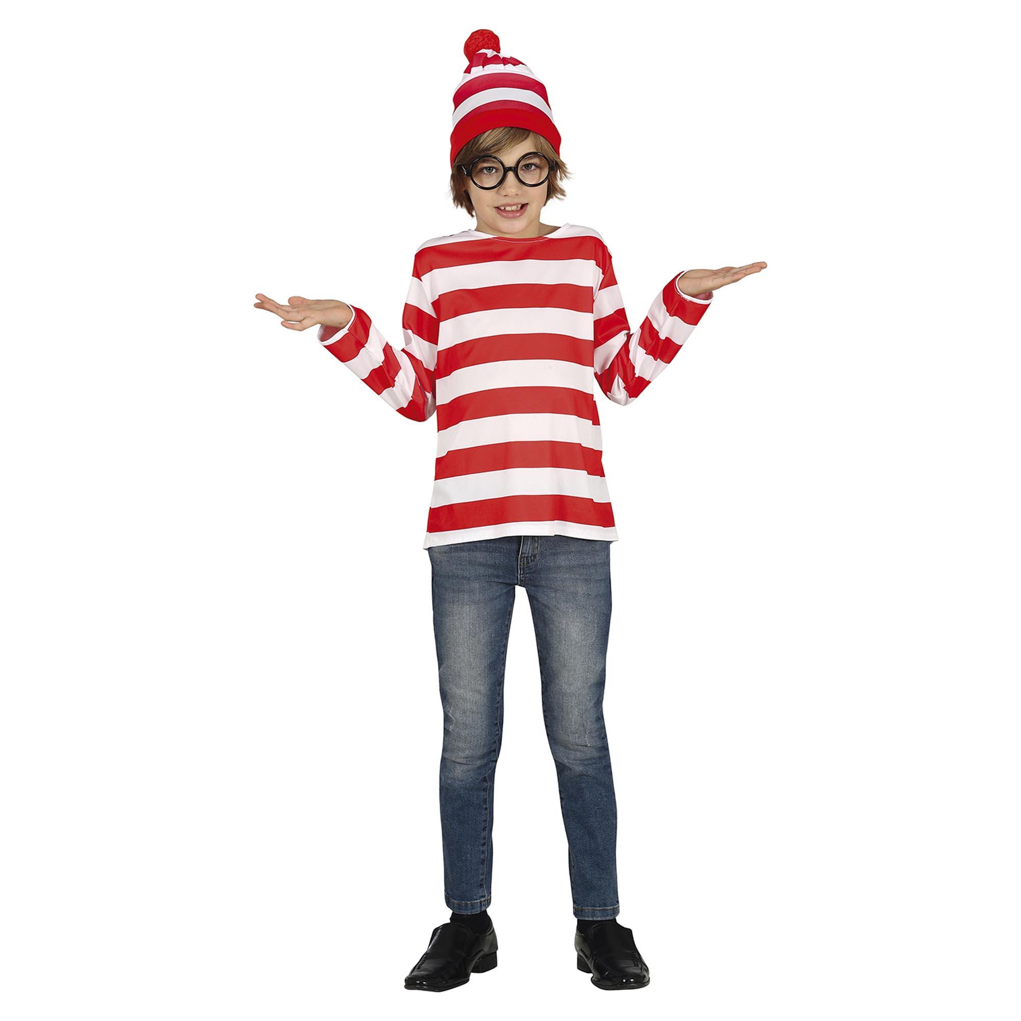 Striped Hiker Children's Fancy Dress Costume 