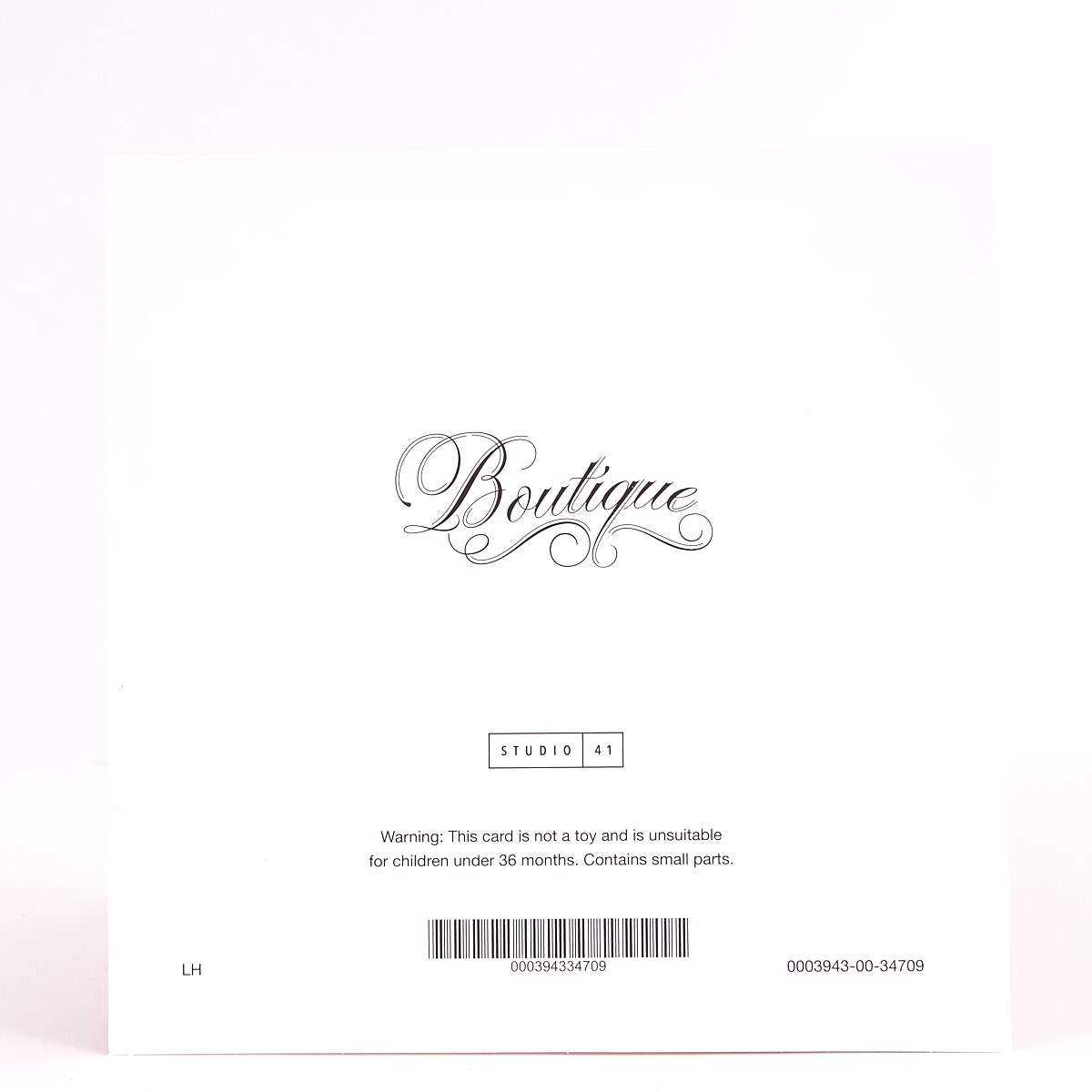 Boutique Collection Birthday Card - Gorgeous Sister