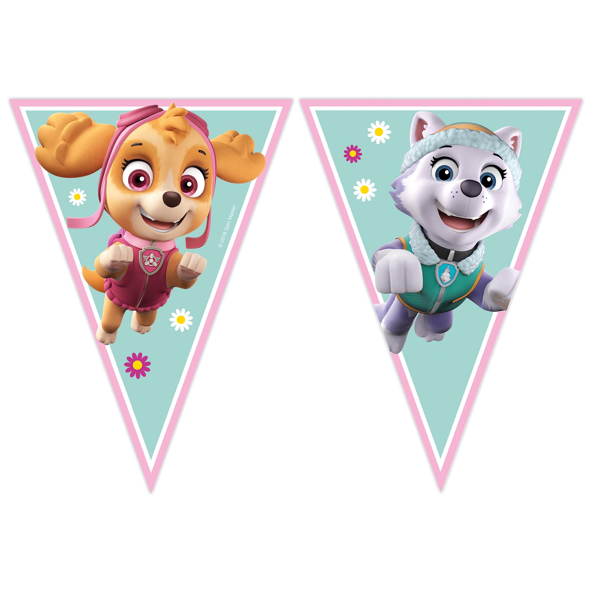 Skye & Everest Paw Patrol Party Tableware & Decorations Bundle - 16 Guests