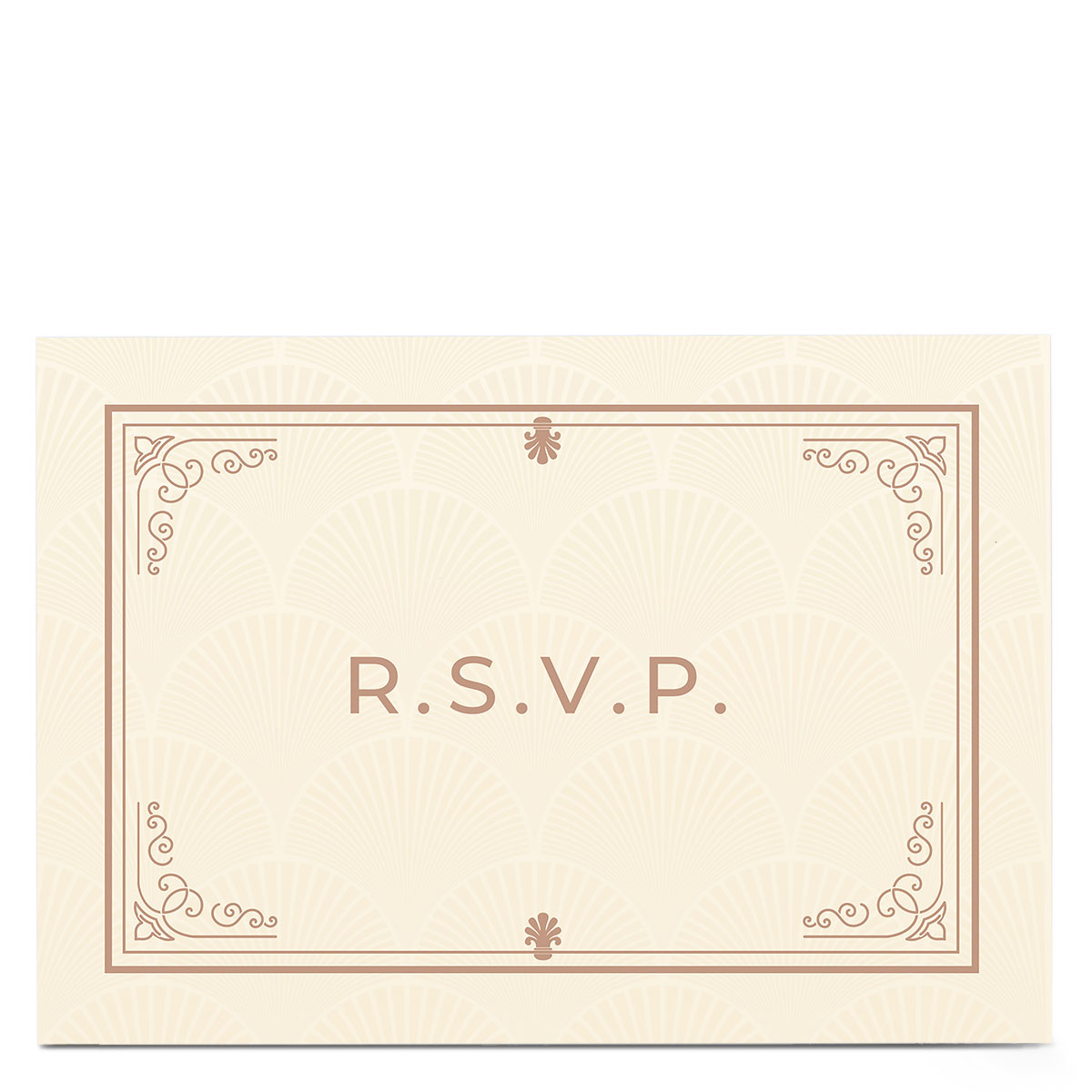 Personalised Wedding RSVP Card - Traditional Elegance