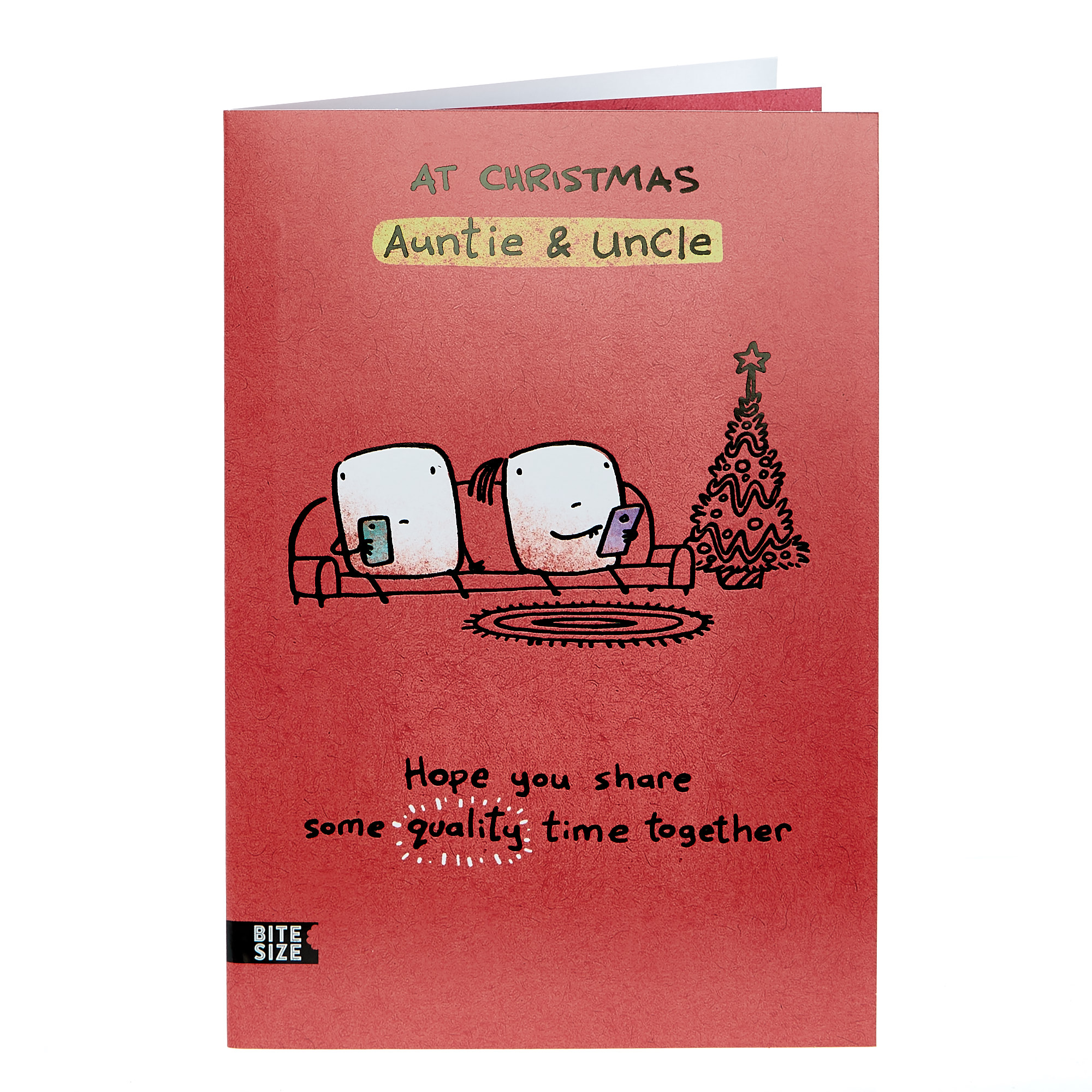 Christmas Card - Auntie & Uncle Quality Time 