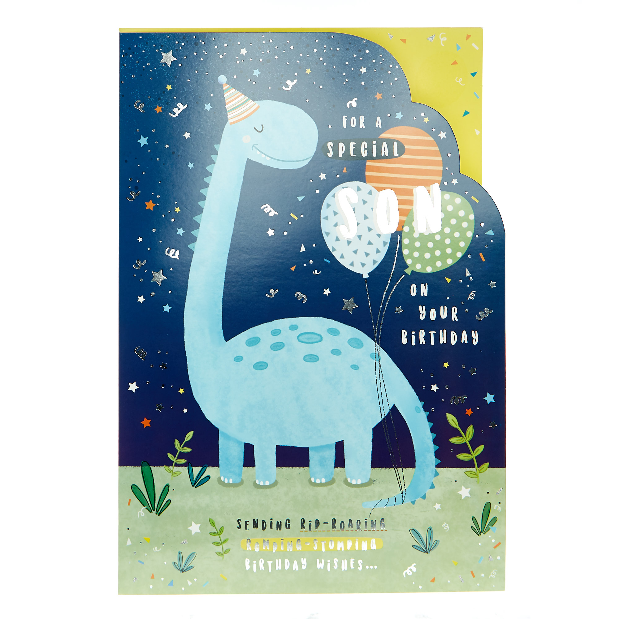 Son Birthday Card - Pop Out Dinosaur